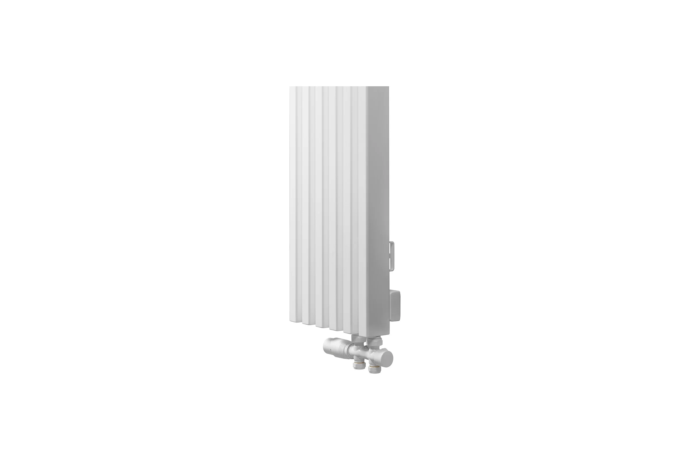 Вертикальный радиатор c нижним подключением, ARBIOLA Compact V 1800-63-08 VR, RAL 9016 матовый белый 254612