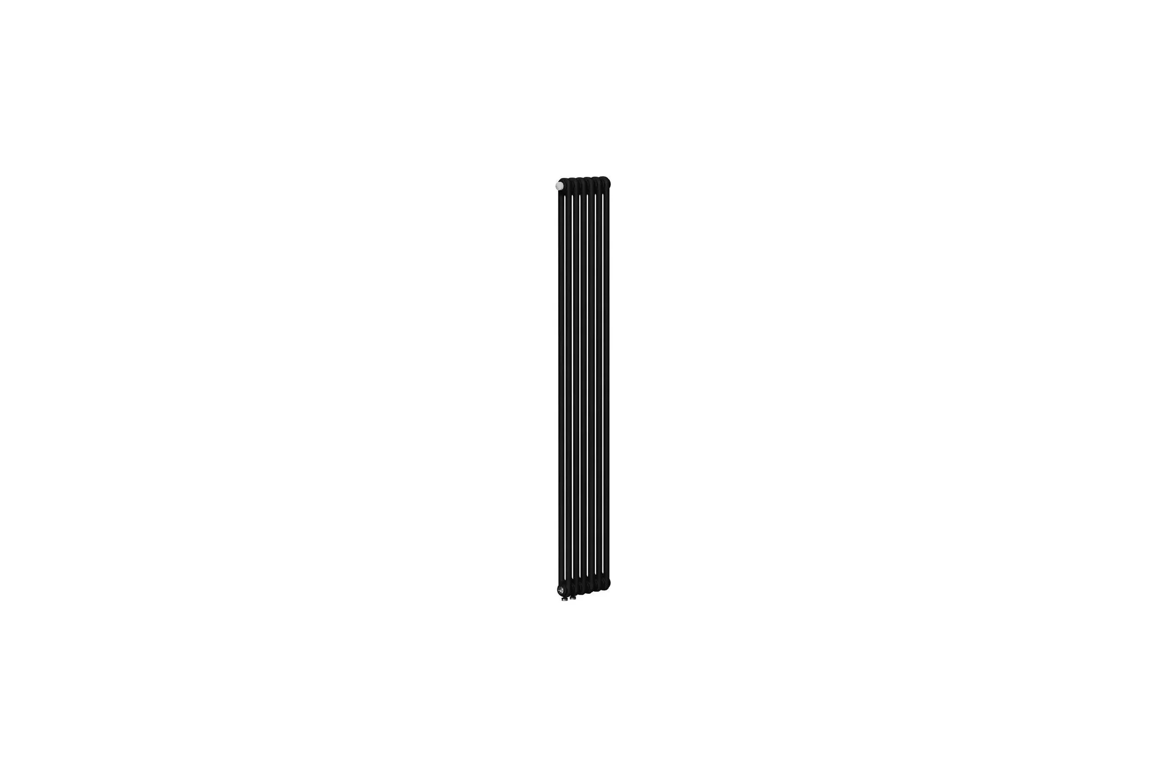 Вертикальный радиатор c боковым подключением, Arbiola Compact H 1750-63-06 HWN, RAL 9005 матовый черный 256963