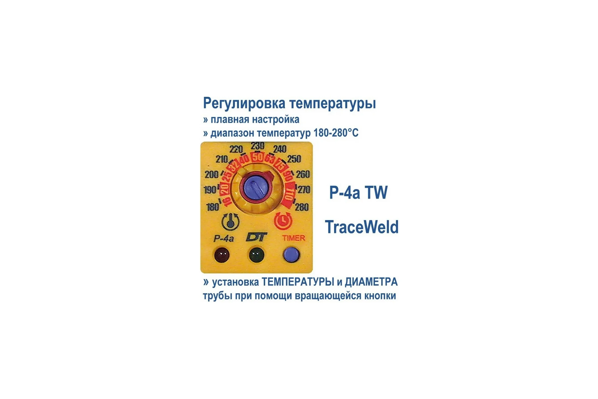 Комплект для сварки полипропиленовых труб DYTRON DT MINI P-4a 850 W, blue 3975