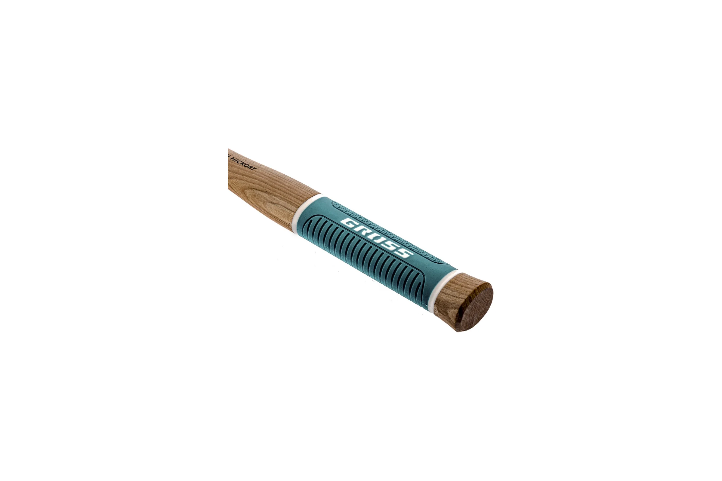 Молоток-гвоздодер GROSS American hickory 280г, угол 75, магнит, обрезиненная рукоятка 10417