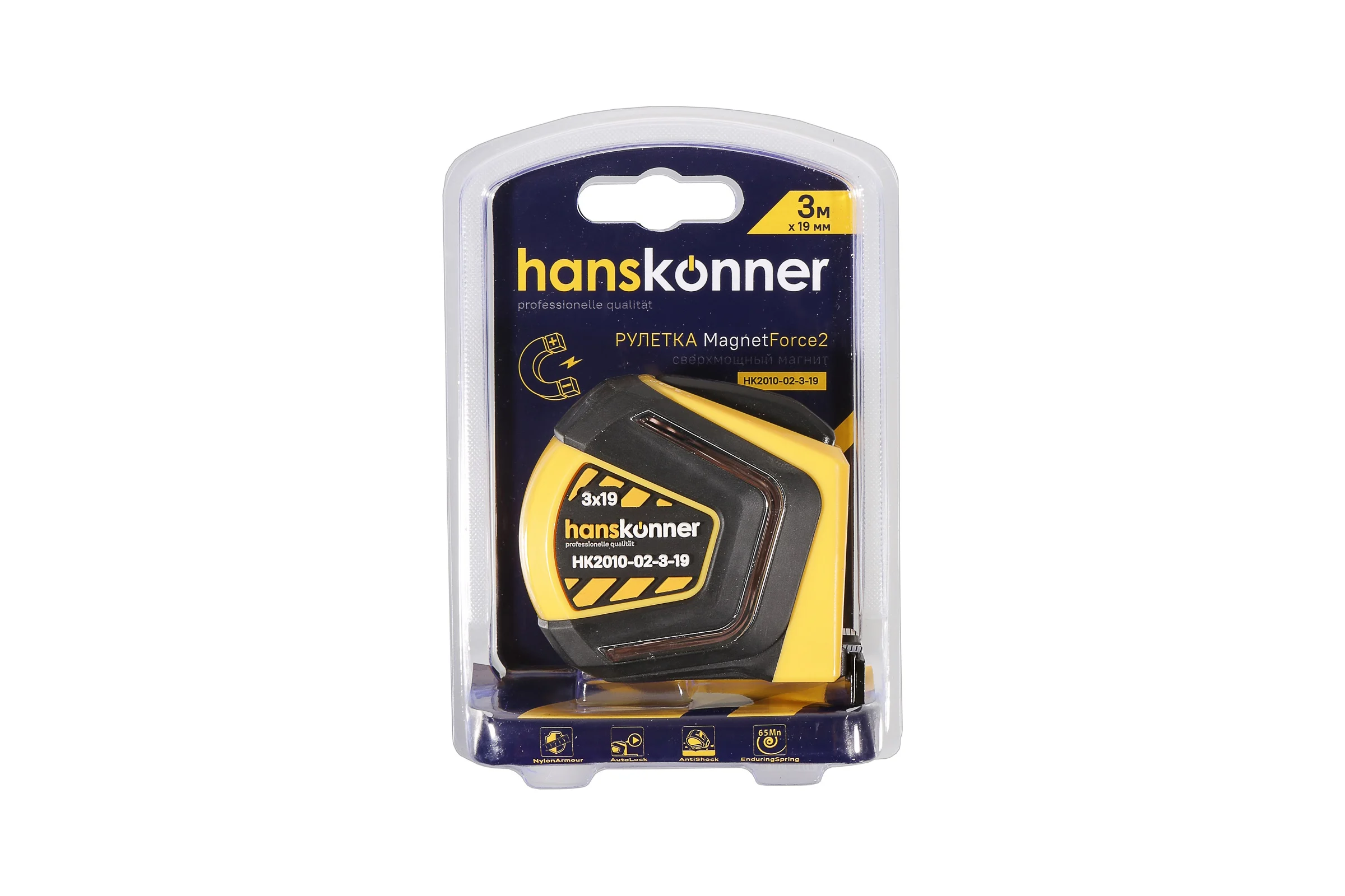Рулетка Hanskonner 3x19 HK2010-02-3-19