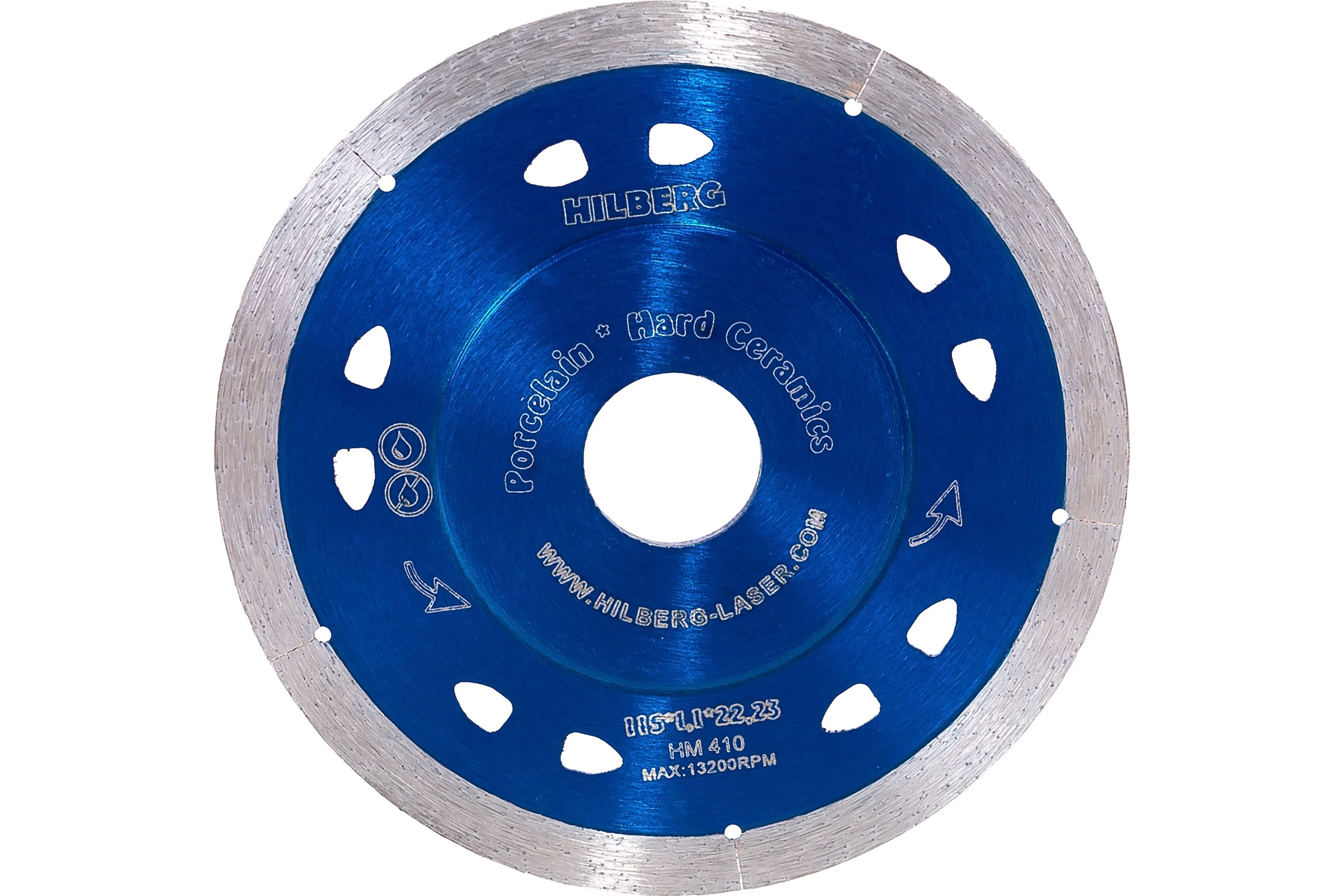 Диск алмазный отрезной Hilberg 115х22.23 Extra Thin 1.1 мм HM410