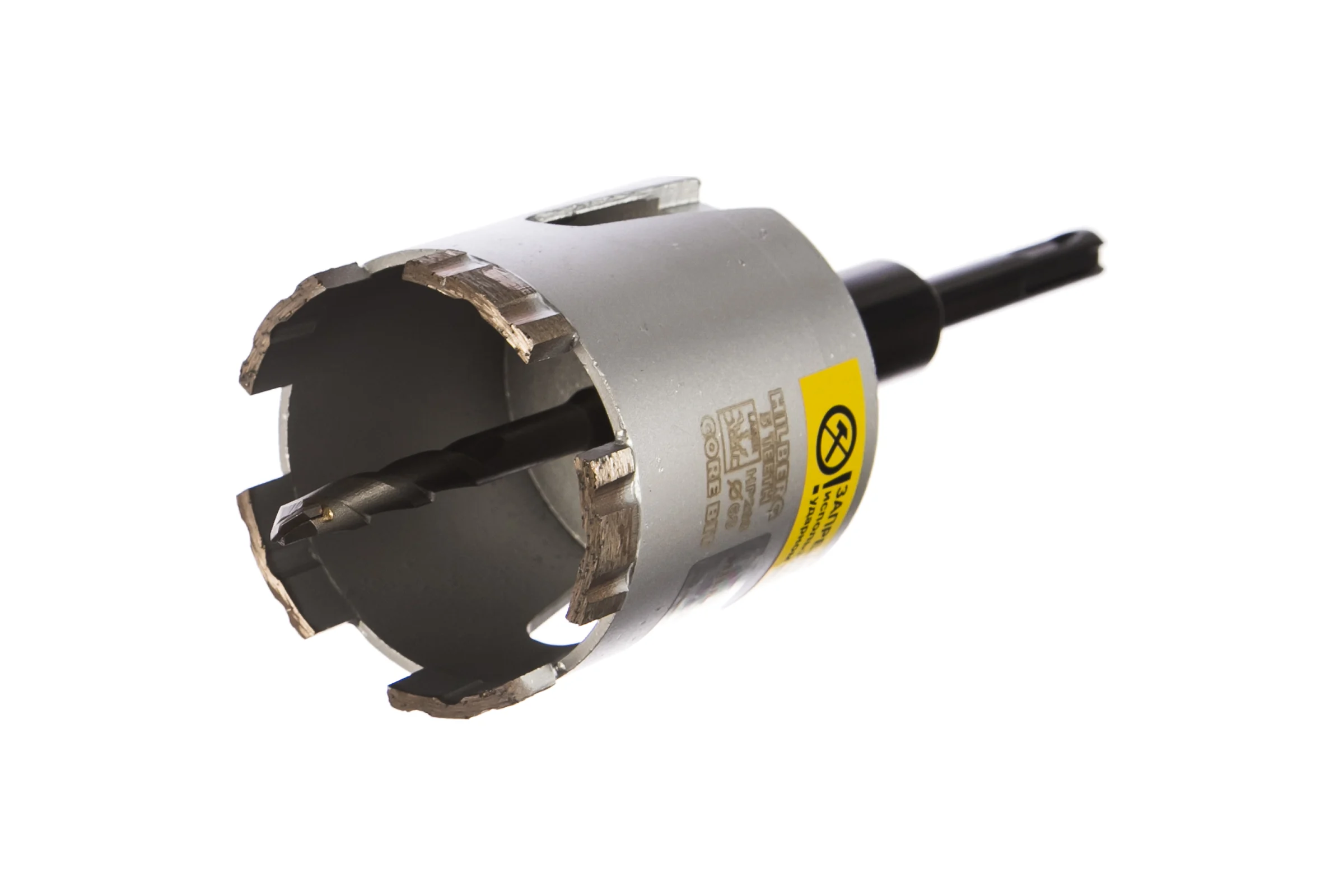 Коронка алмазная по бетону Laser Five Teeth 68 мм Hilberg HP268
