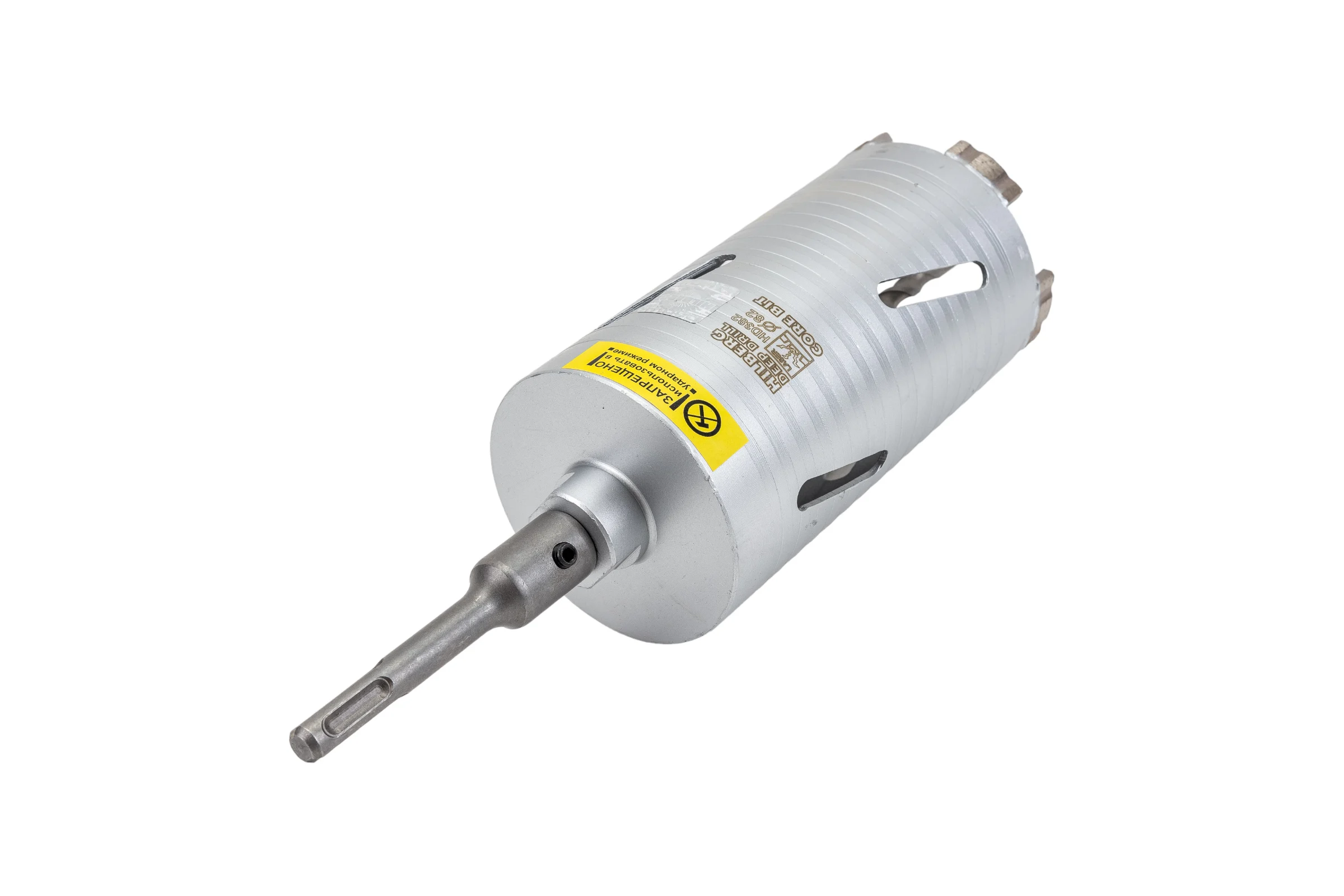 Коронка алмазная по бетону Laser Deep Drill (82х150 мм) Hilberg HD382
