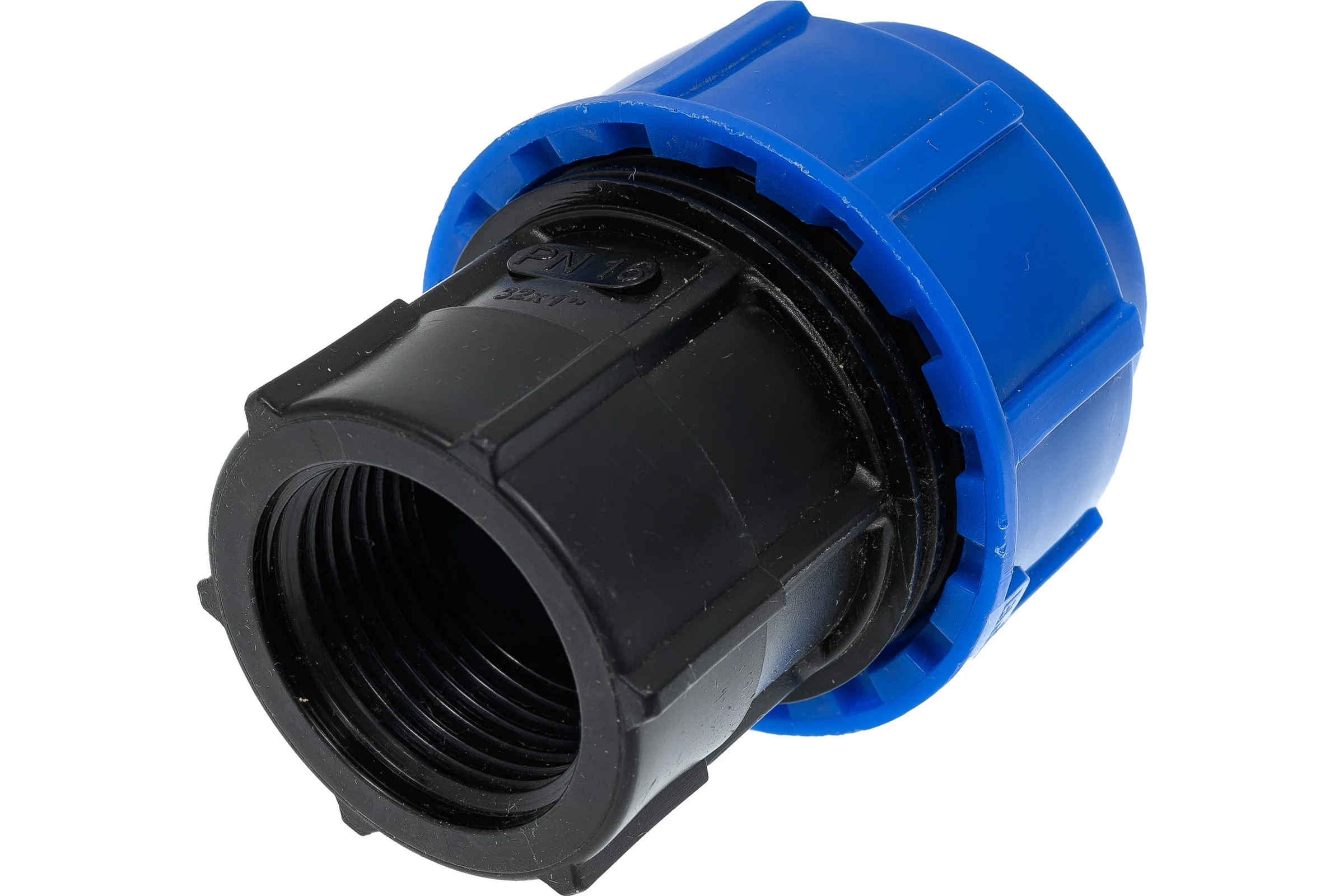 Компрессионная муфта для ПЭ труб LAMMIN вр 32x1" Lm34004032025