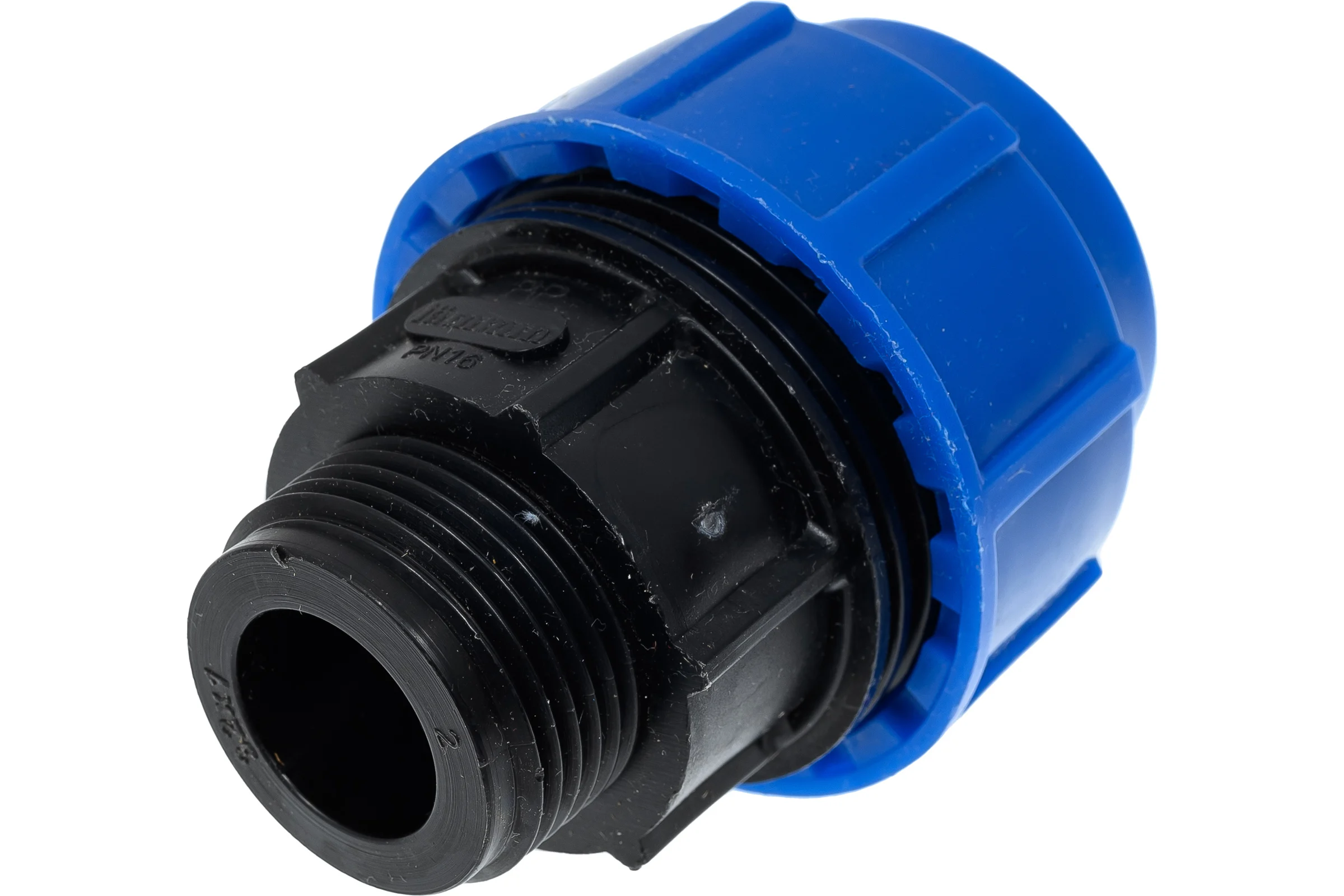 Компрессионная муфта для ПЭ труб LAMMIN нр 32x1" Lm34003032025