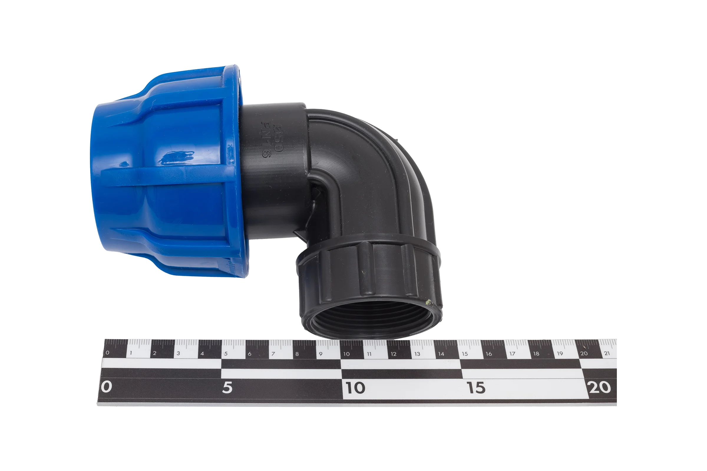 Отвод компрес. для пэ труб вр LAMMIN 50x1 1/2" Lm34107050040