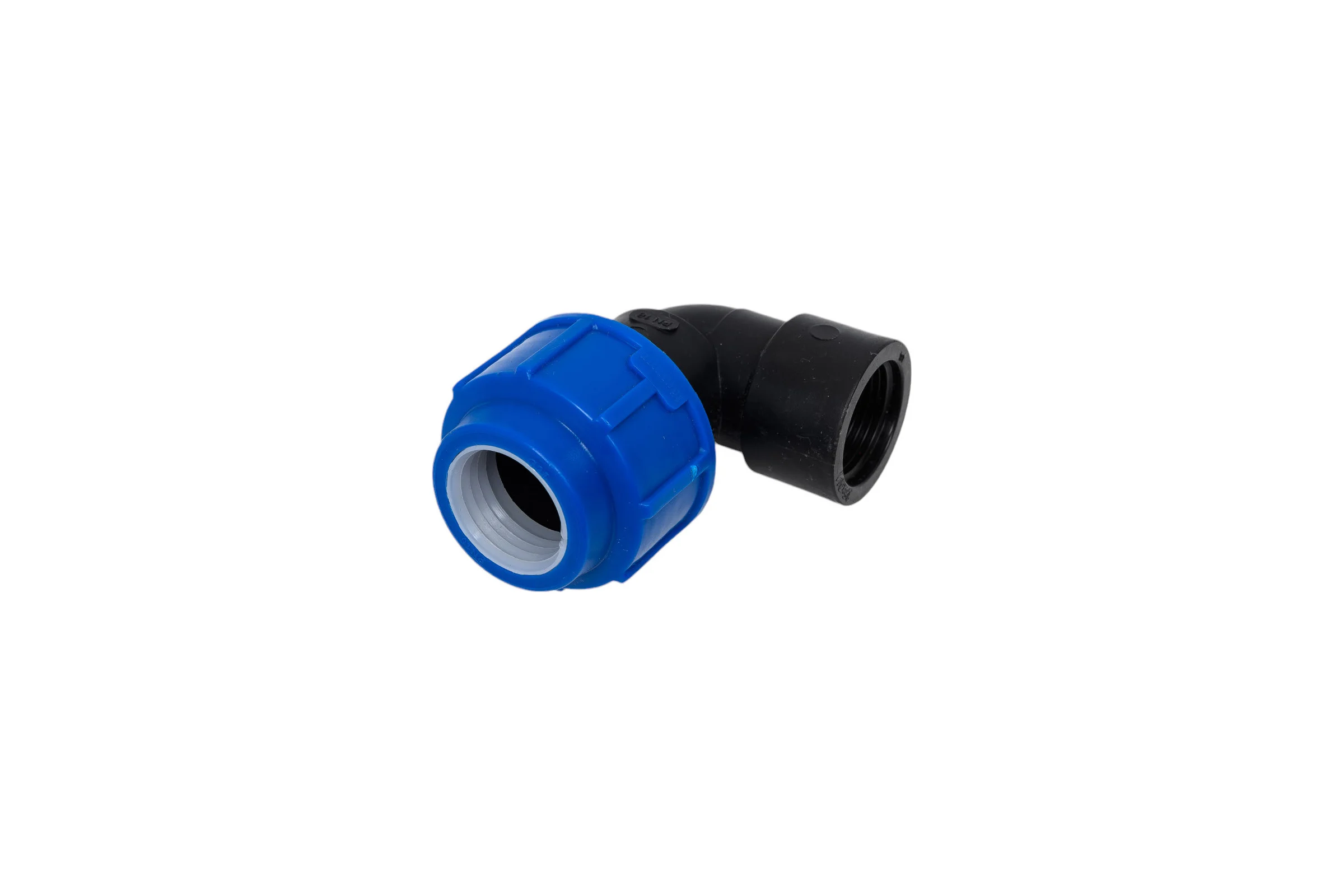 Компрессионный отвод для ПЭ труб LAMMIN вр 25x3/4" Lm34007025020