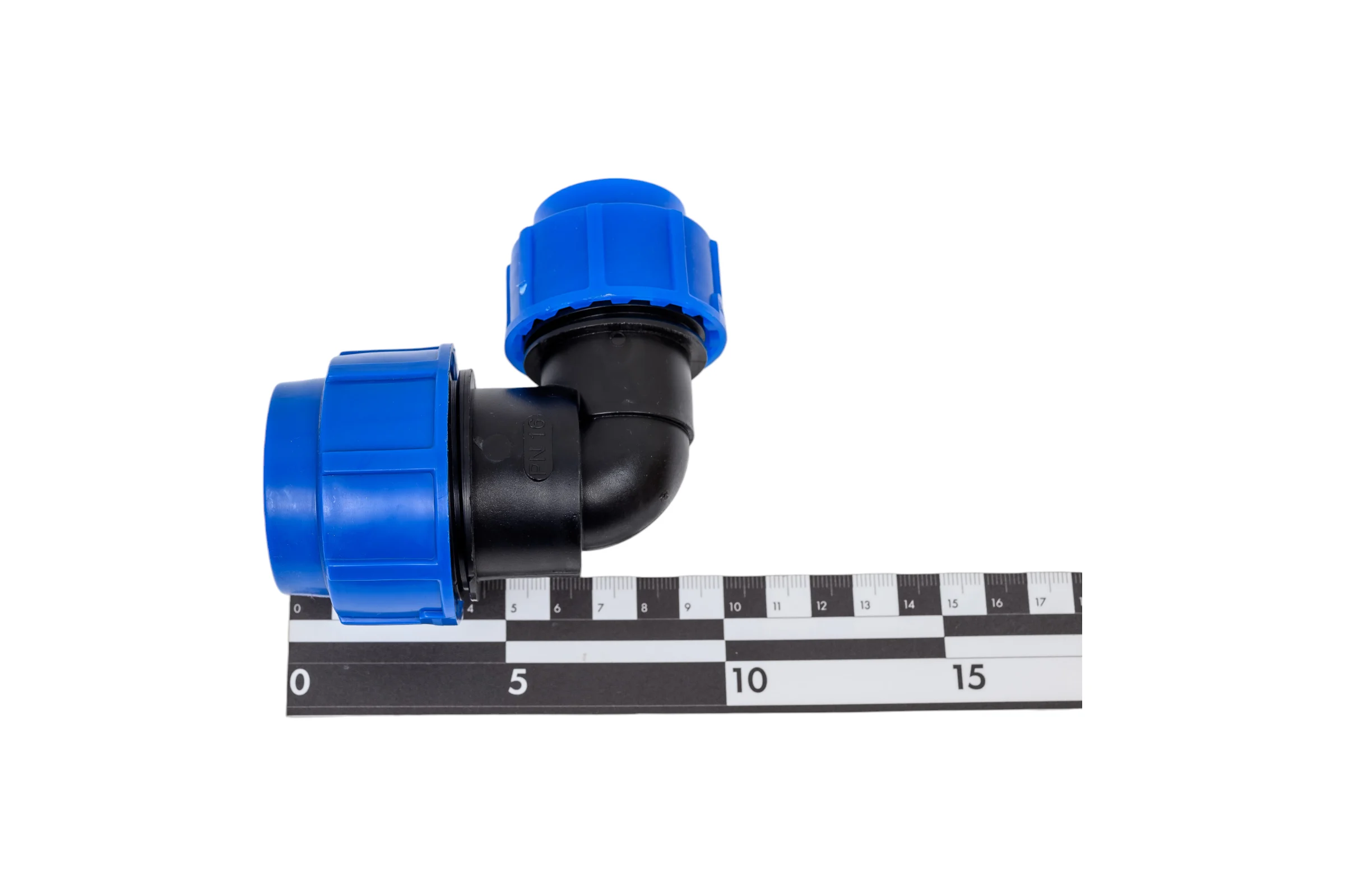 Компрессионный отвод для ПЭ труб LAMMIN 32x25 Lm34010032025