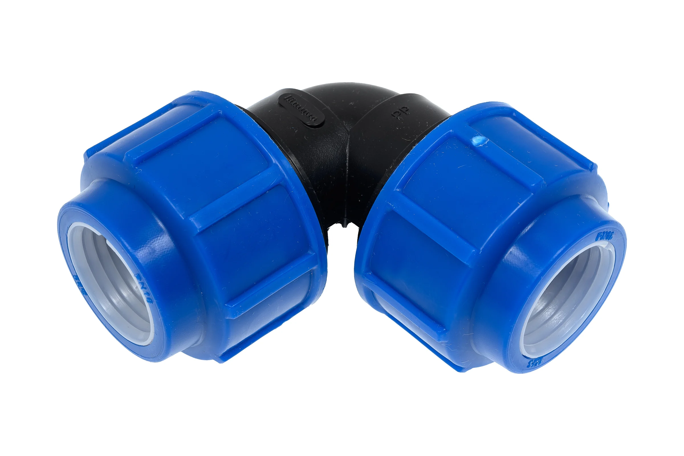 Компрессионный отвод для ПЭ труб LAMMIN 25 Lm34009025025