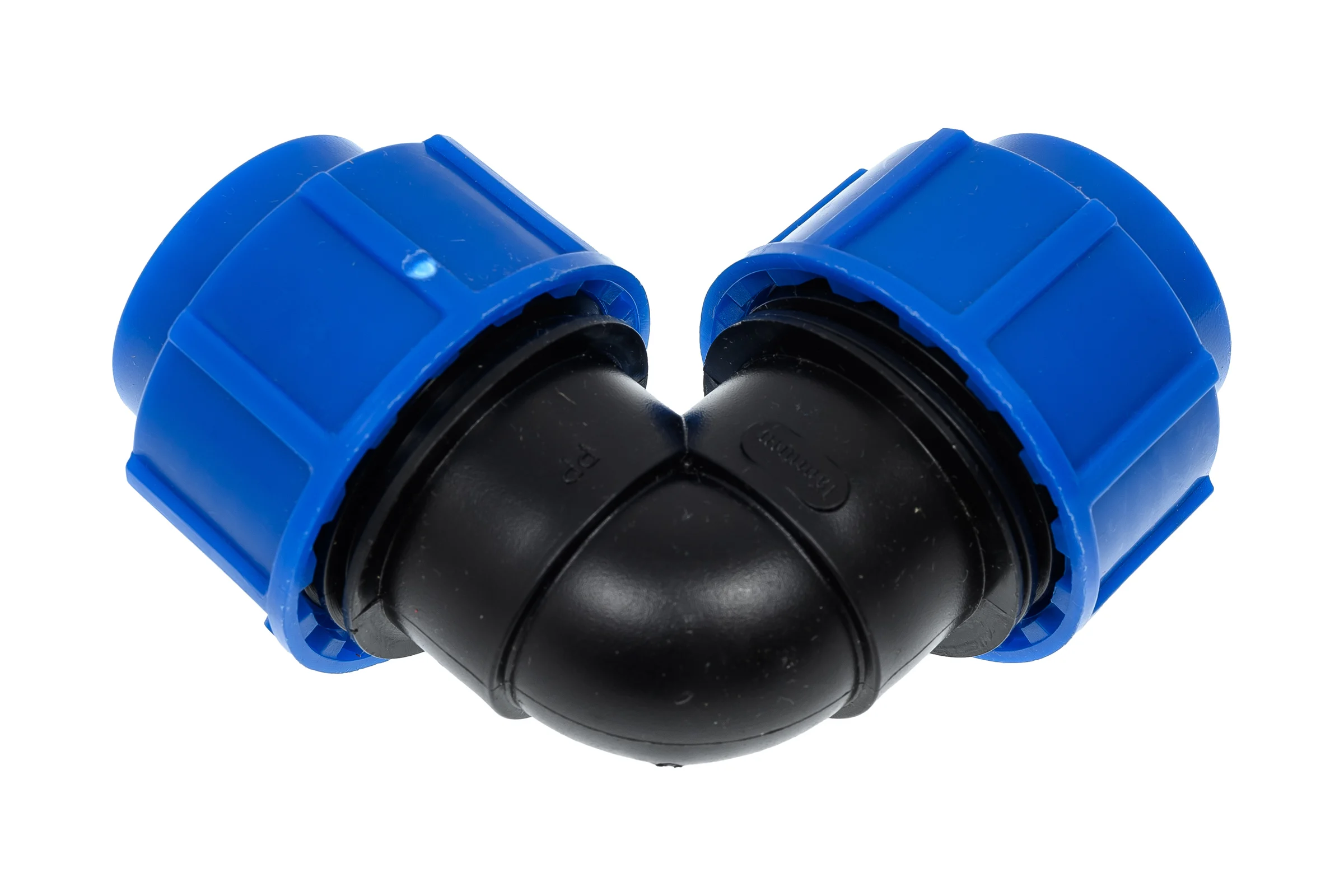 Компрессионный отвод для ПЭ труб LAMMIN 25 Lm34009025025