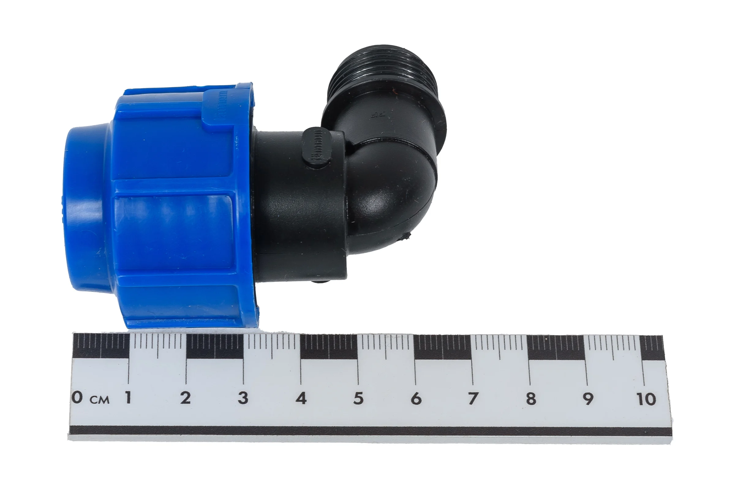 Компрессионный отвод для ПЭ труб LAMMIN нр 20x1/2" Lm34008020015