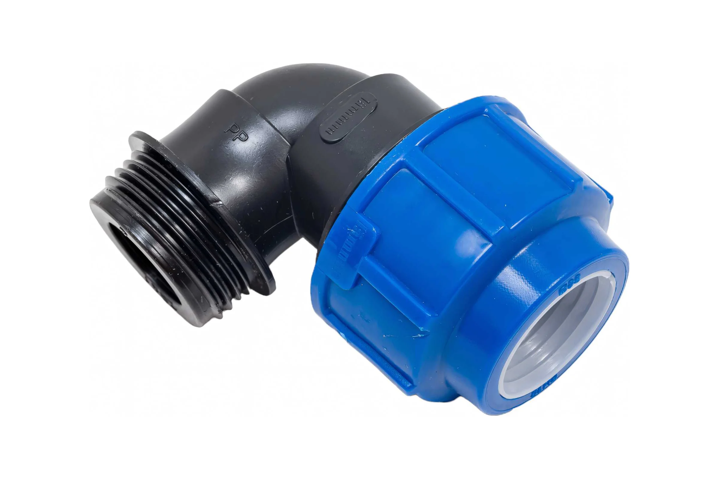 Компрессионный отвод для ПЭ труб LAMMIN нр 32x1 1/4" Lm34008032032