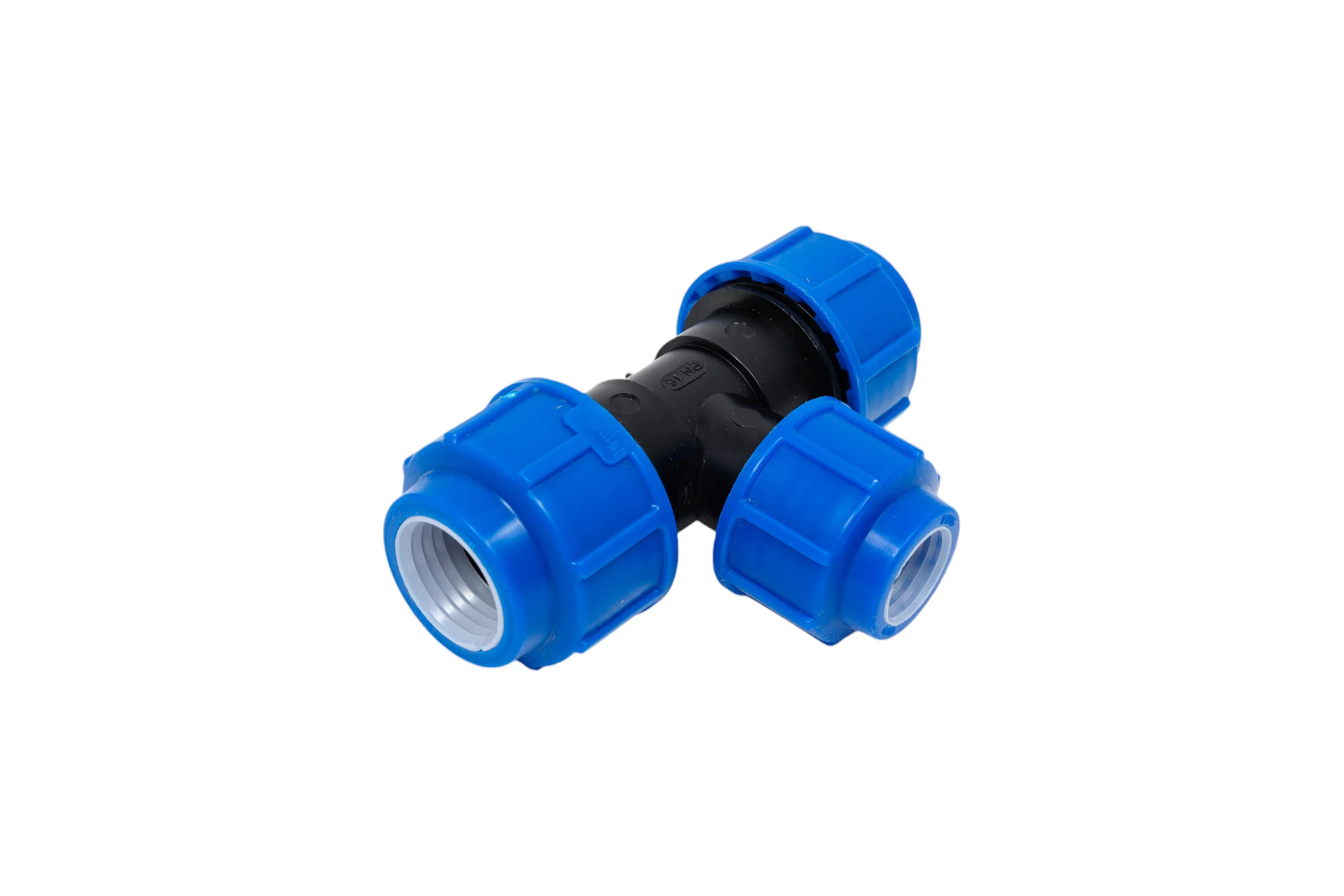 Тройник компрессионный для полиэтиленовых труб LAMMIN 25x20x25 120/15 Lm34011252025