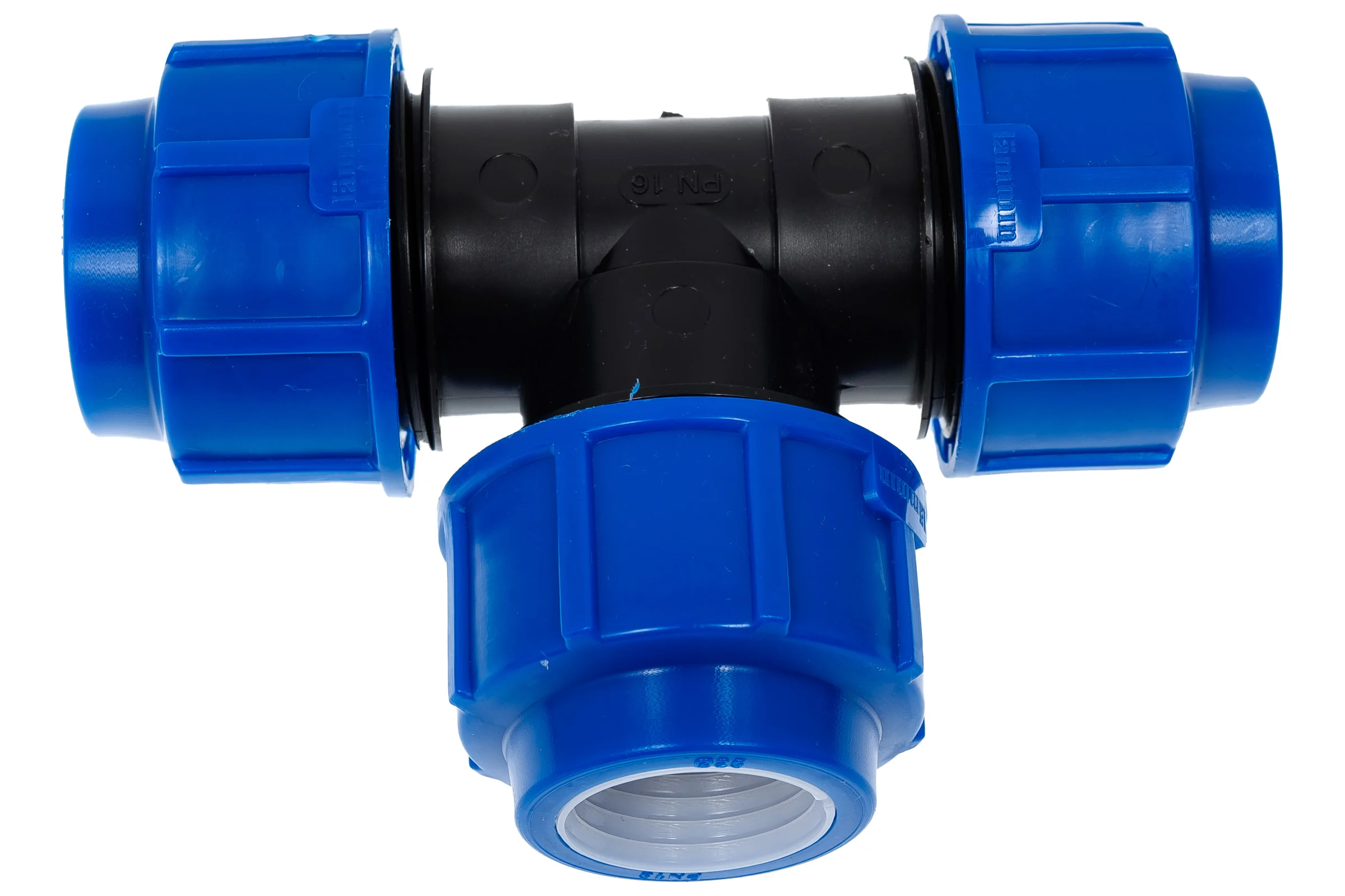 Тройник компрессионный для полиэтиленовых труб LAMMIN 25 120/15 Lm34014252525