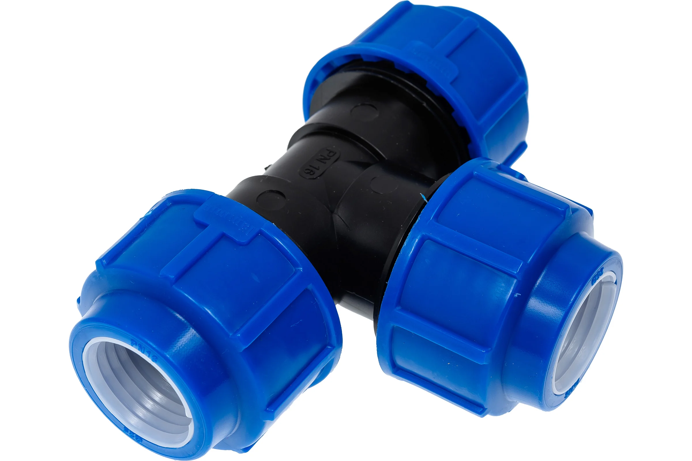 Тройник компрессионный для полиэтиленовых труб LAMMIN 25 120/15 Lm34014252525