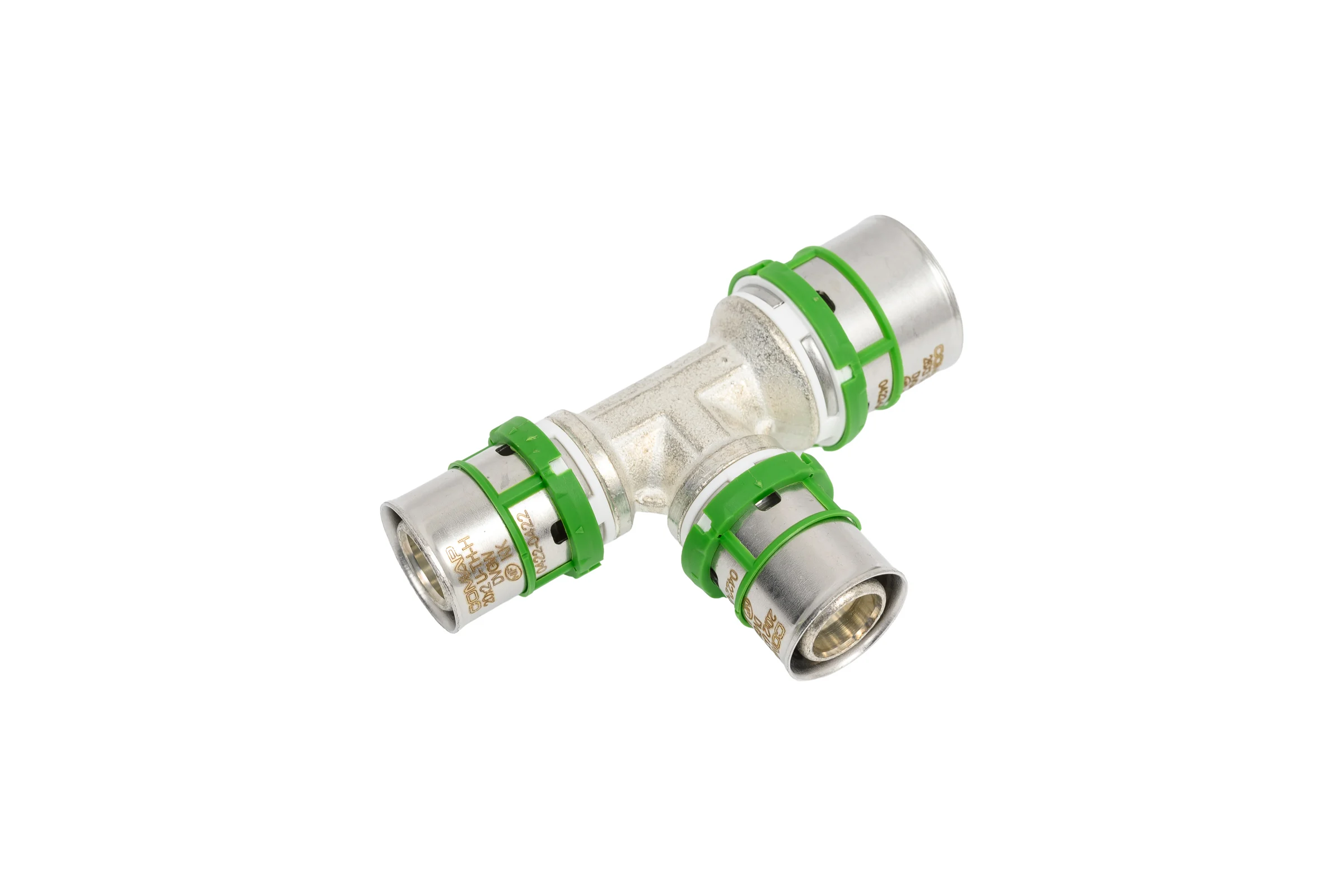 Редукционный тройник COMAP 26-20-20, пресс латунь 7130RW262020