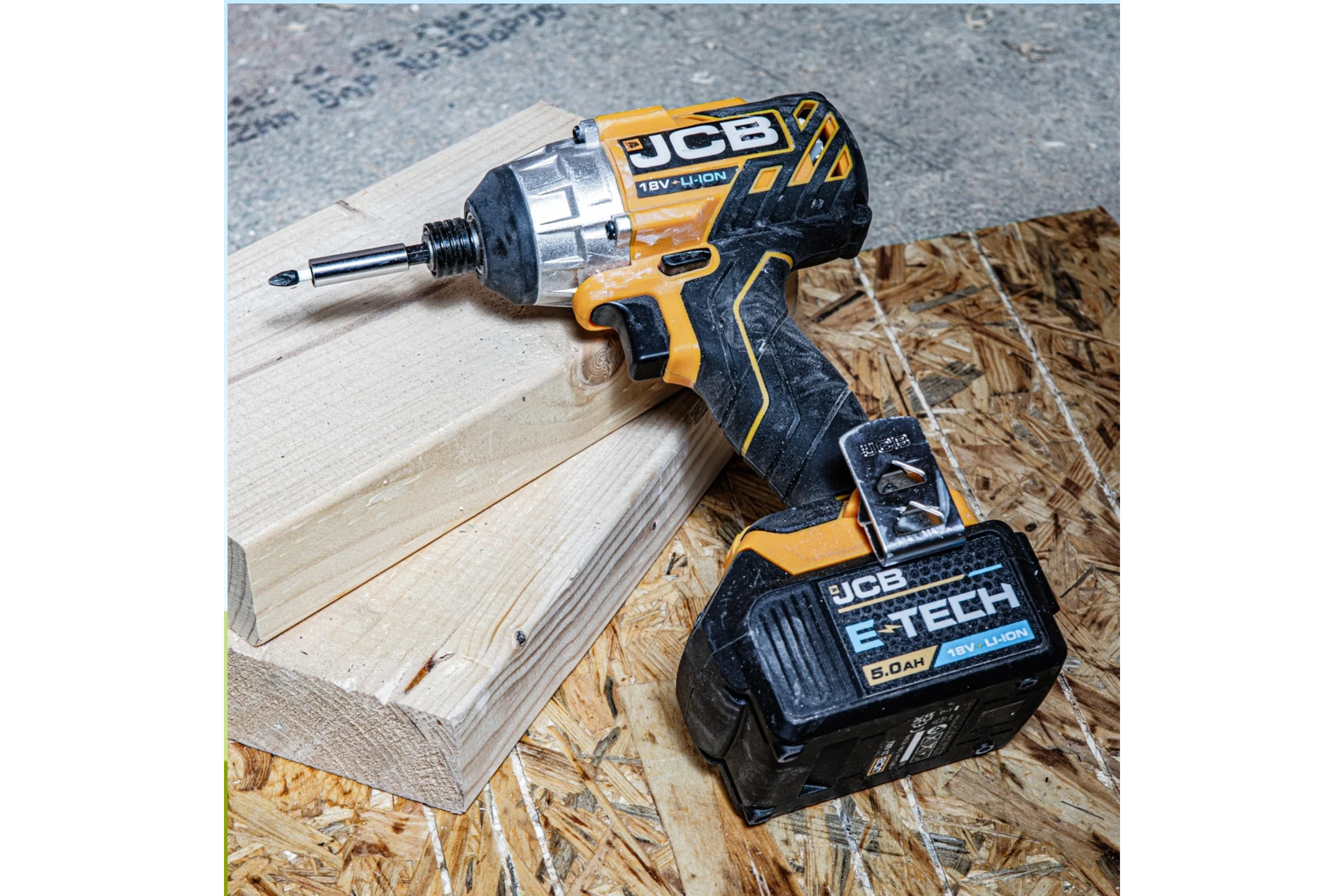 Шуруповерт аккумуляторный JCB 18V, max 180Nm, без аккумулятора JCB-18BLID-B-E(57241)