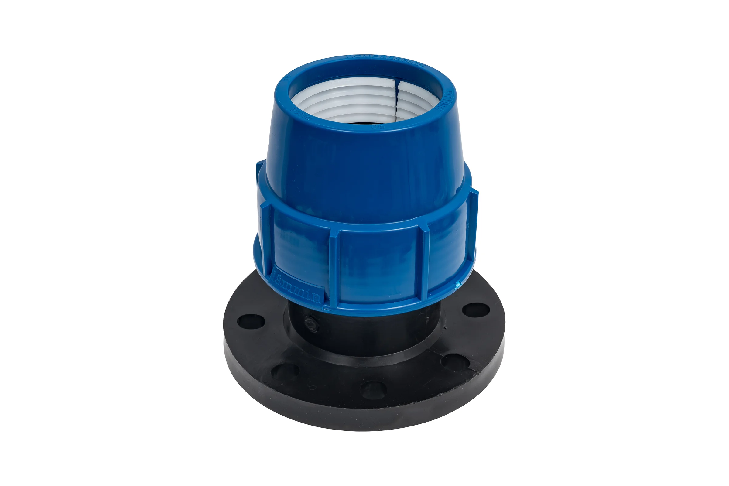 Фланец компрессионный для пэ труб LAMMIN 90 x ду80 (3") Lm34016090075