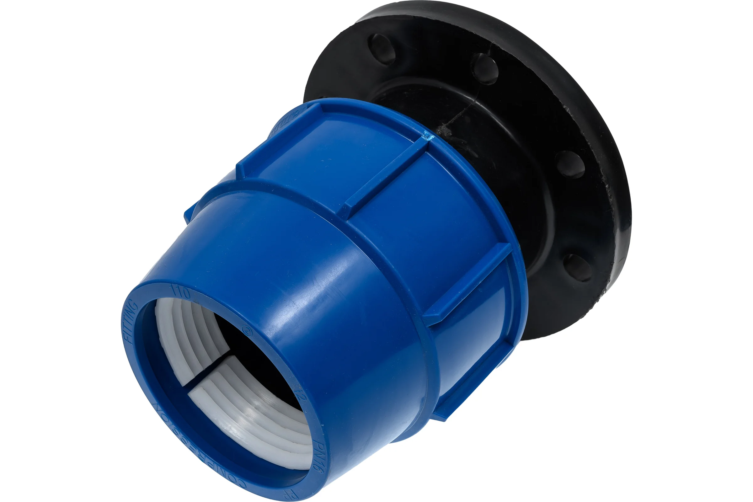 Фланец компрессионный для пэ труб LAMMIN 110 x ду100(4") Lm34016110100