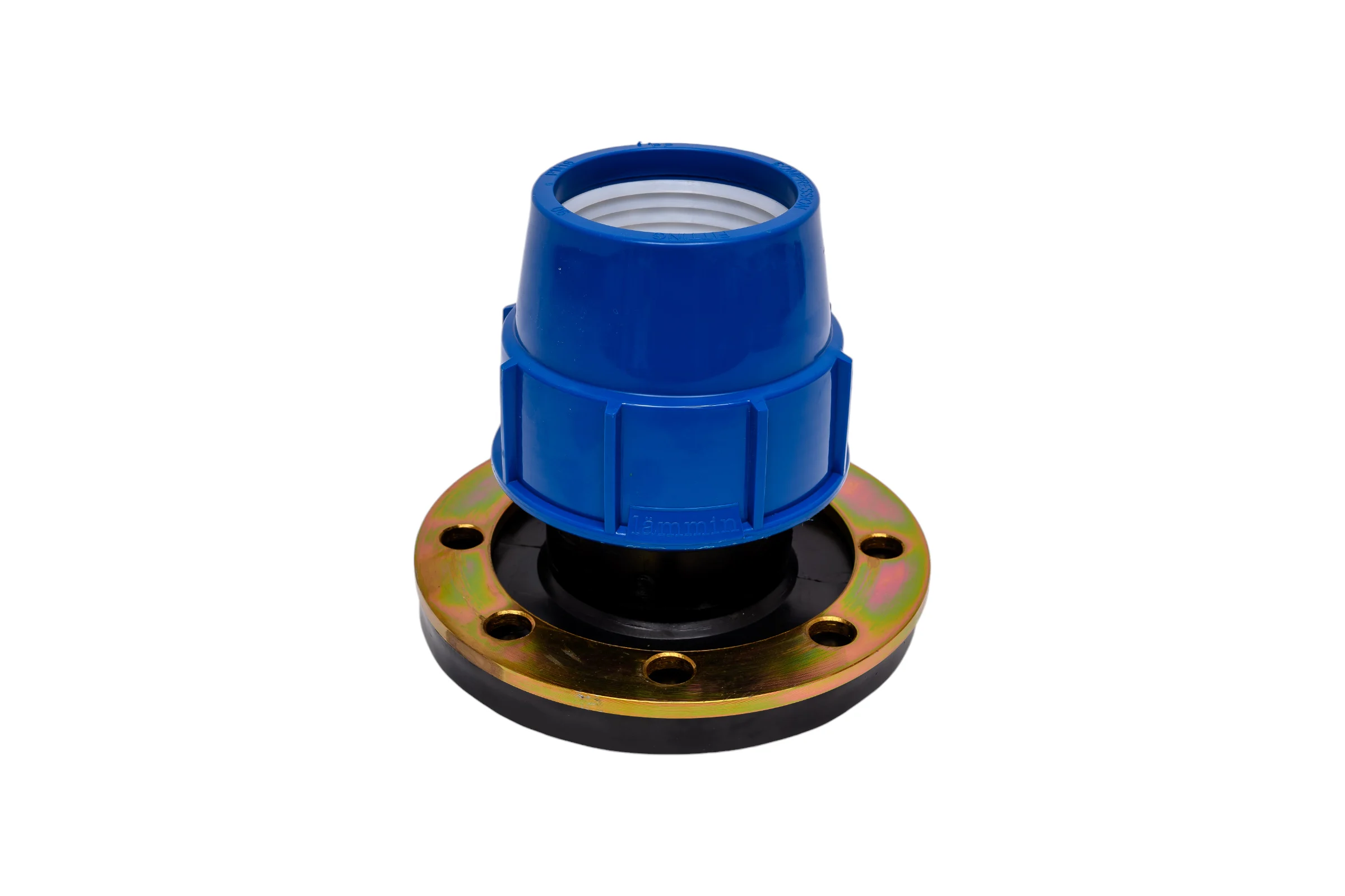 Фланец компрессионный для пэ труб LAMMIN 90 x ду100(4") Lm34015090100