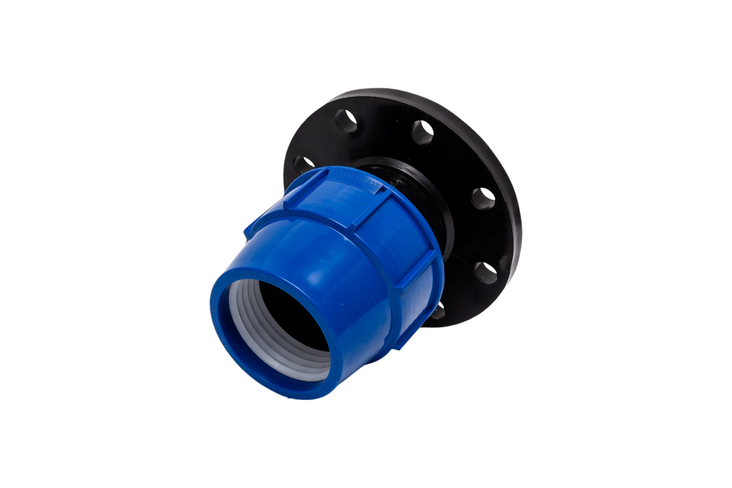 Фланец компрессионный для пэ труб LAMMIN 90 x ду100(4") Lm34015090100
