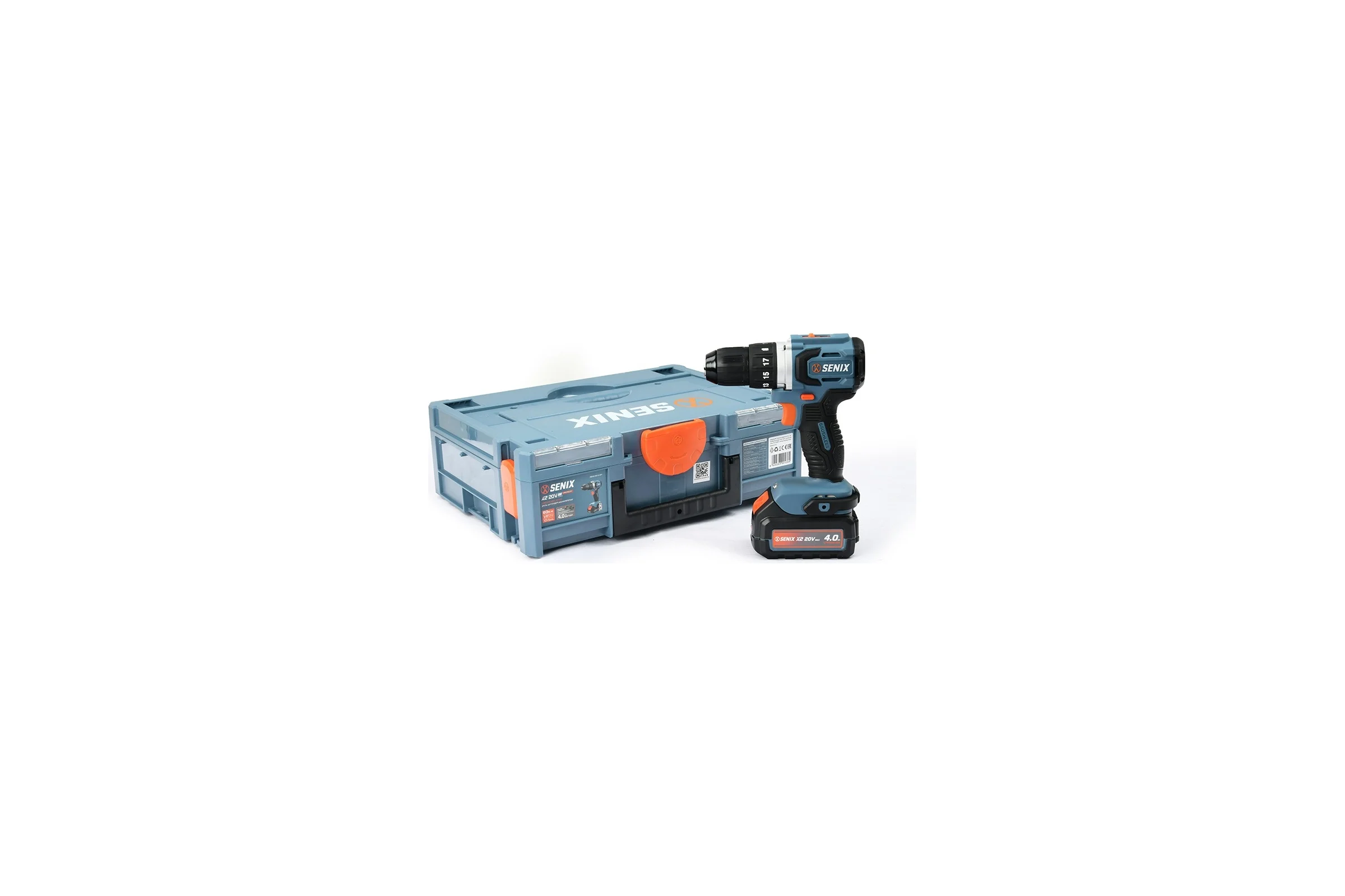 Аккумуляторный дрель-шуруповерт SENIX PDDX2-M2-EU