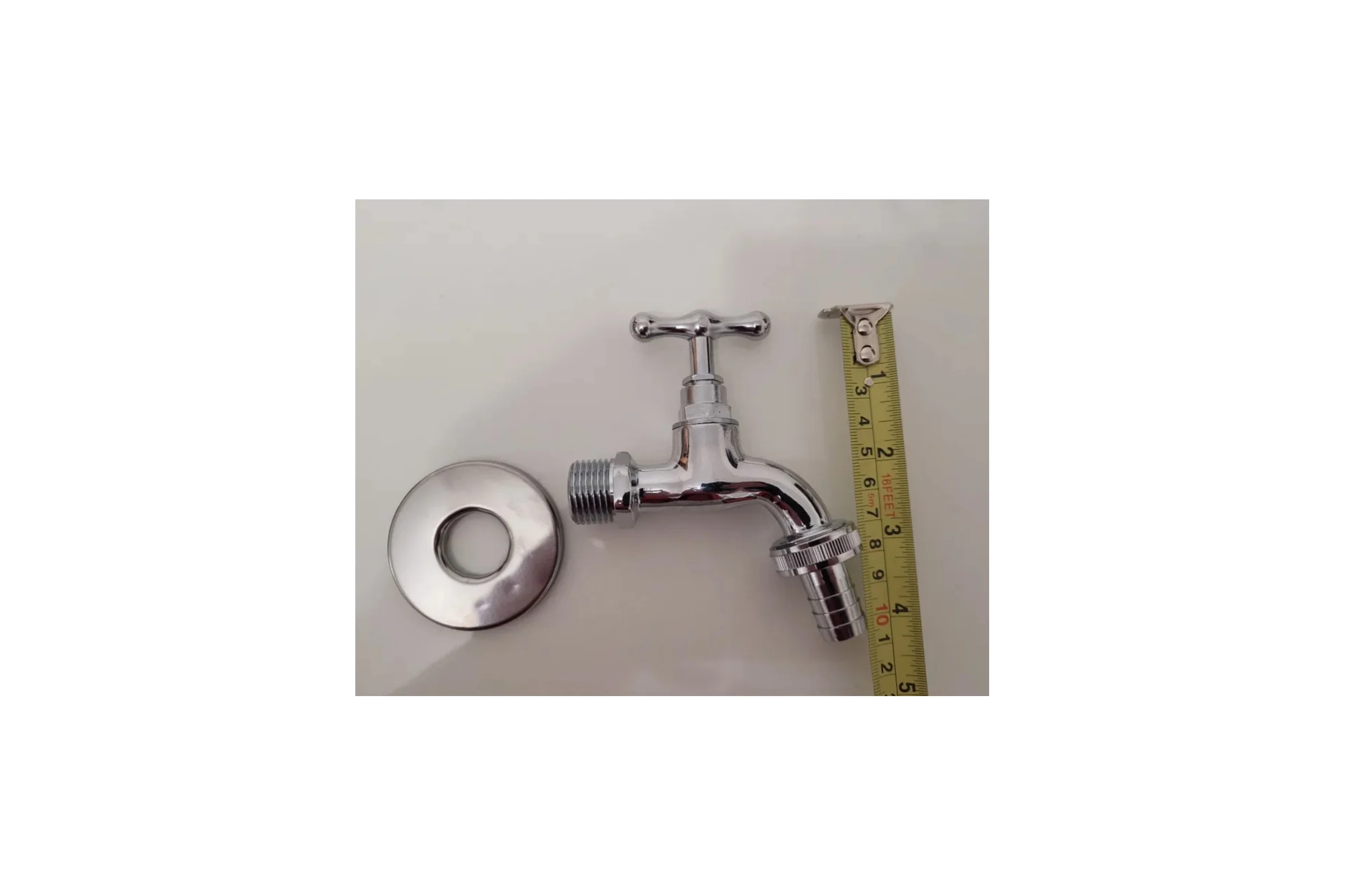 Кран водоразборный VIVALDO хром 1/2" штуцер/наружная резьба ШГ771534