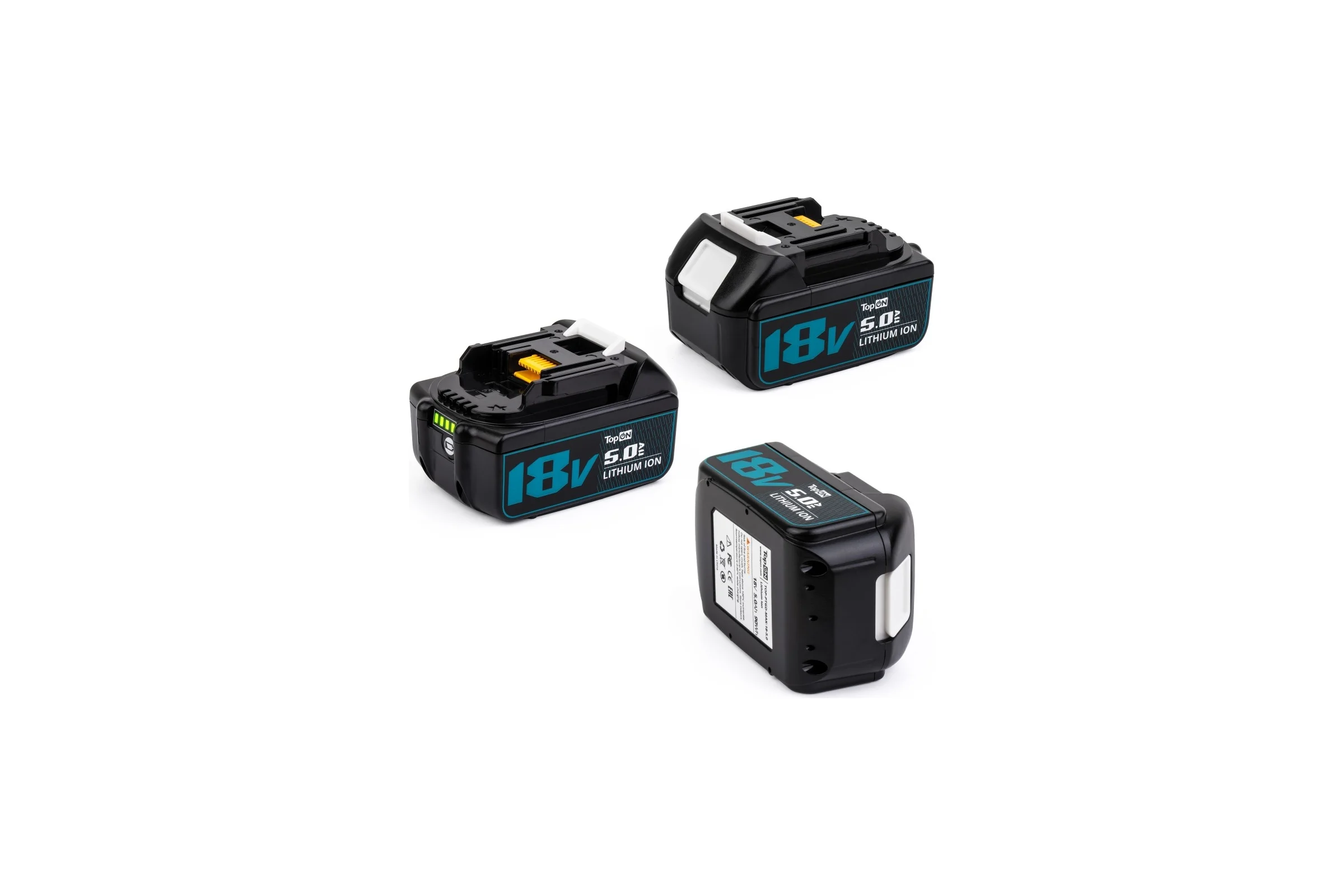 Аккумулятор TopOn bl1850b 18v 5.0ah (li-ion) pn: 197280-8 TOP-PTGD-MAK-18-5.0