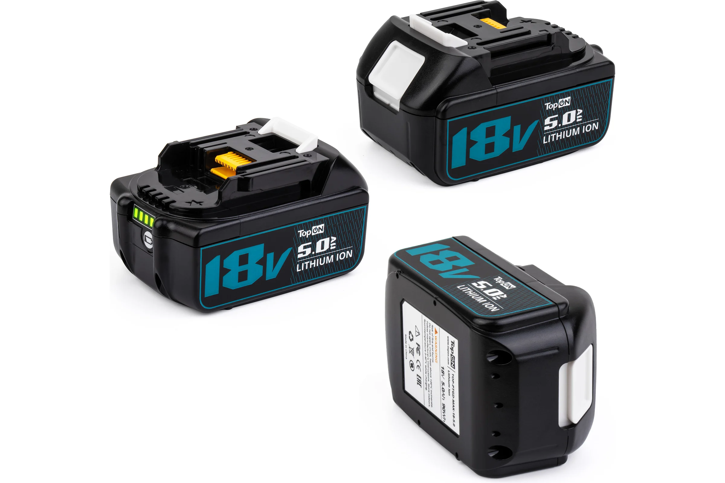 Аккумулятор TopOn bl1850b 18v 5.0ah (li-ion) pn: 197280-8 TOP-PTGD-MAK-18-5.0