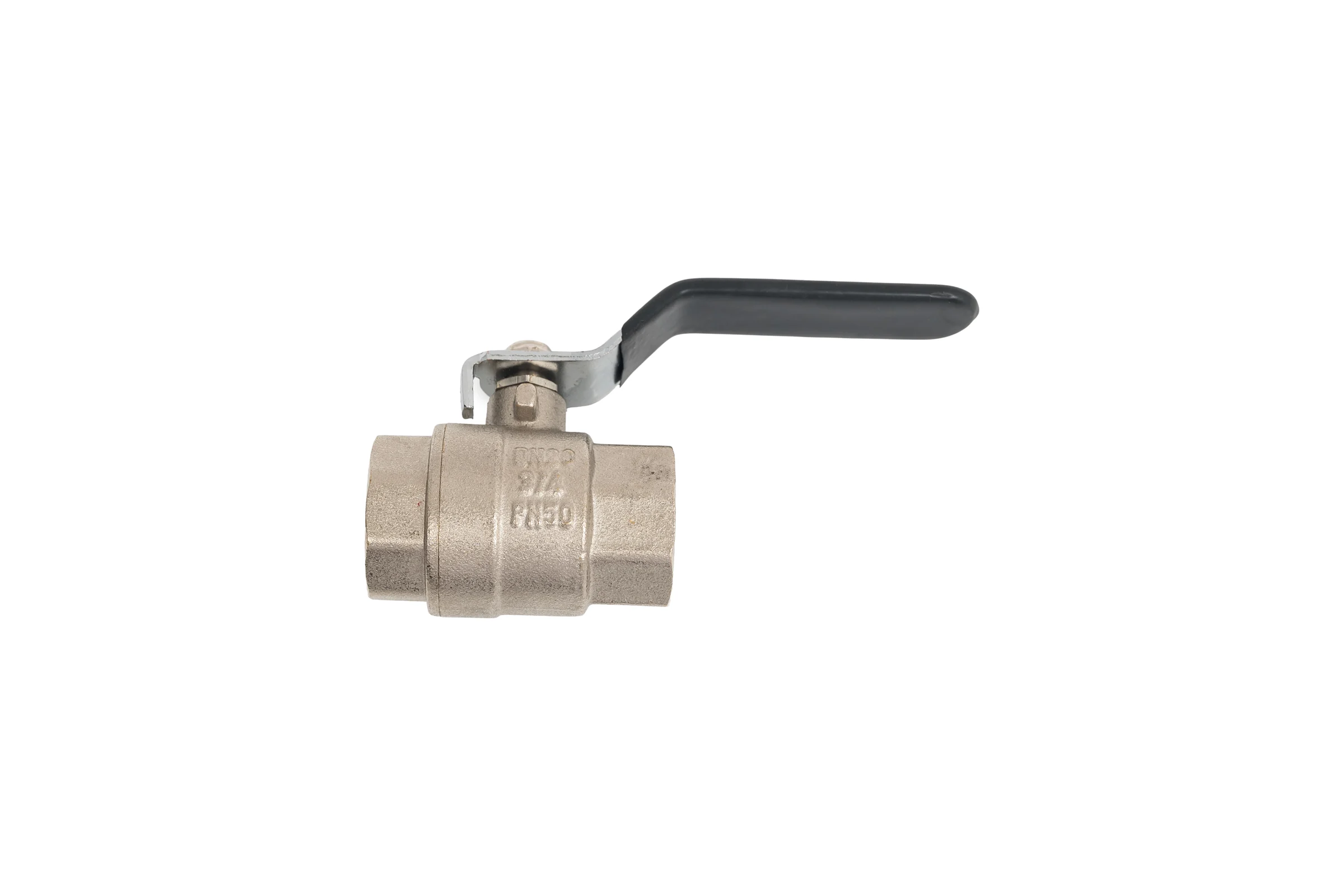 Шаровой кран для воды ONDO 3/4", г/г, рычаг, никель ONFFH034