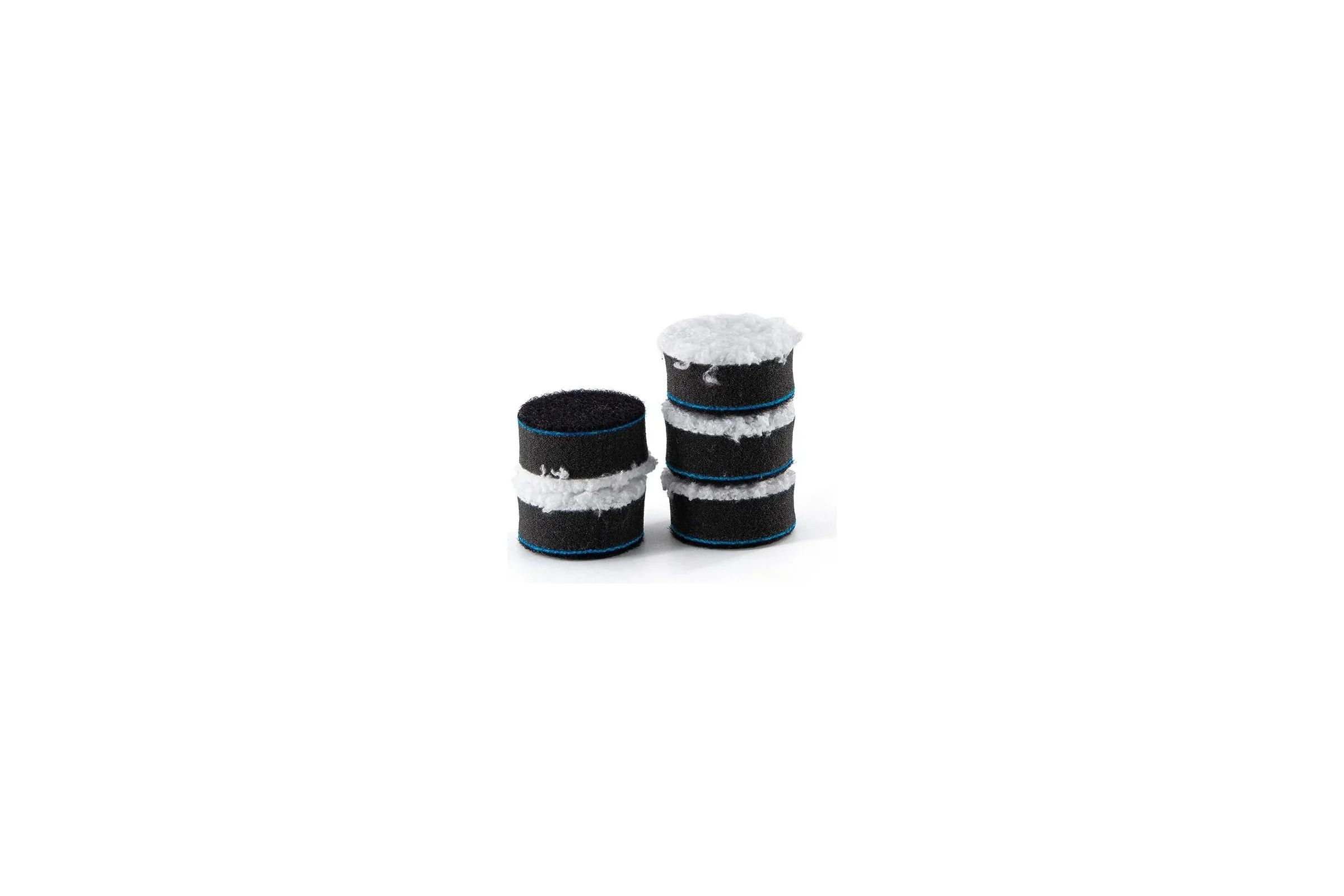 Комплект микрофибровых кругов Microfiber pad set 30 мм, 5 шт Shine systems SS465