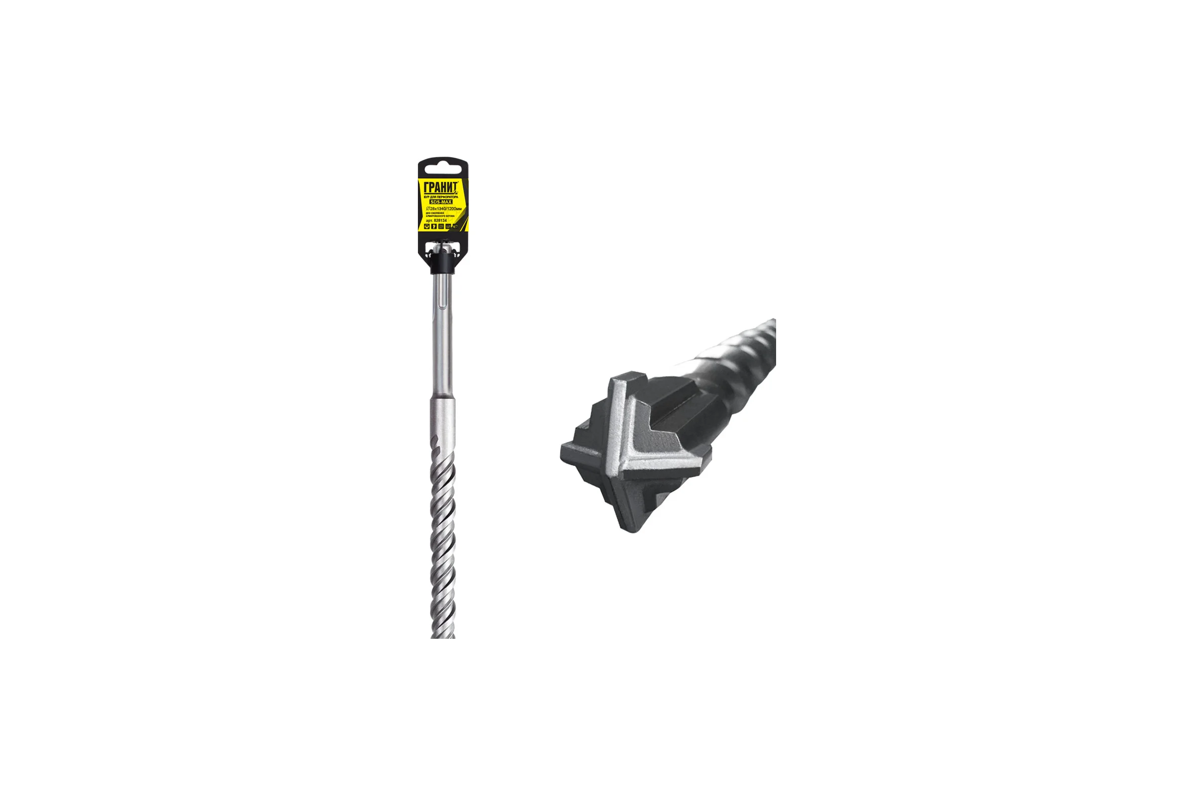 Бур Quadro-X (28x1340/1200 мм; SDS-max) ГРАНИТ 828134