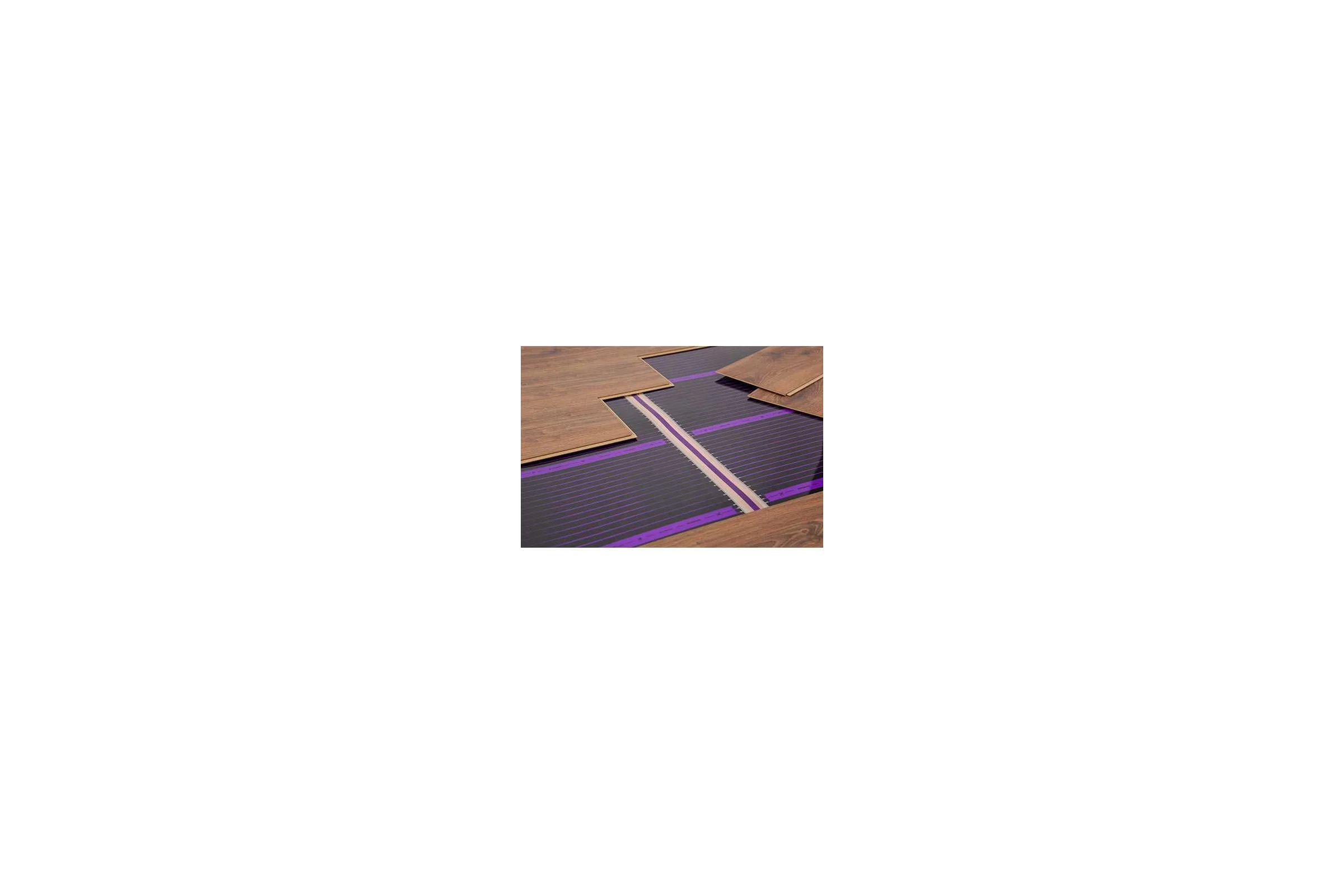 Электрический пленочный инфракрасный теплый пол VIOLET FLOOR 130, 27 кв.м, ширина 1 м VLT1000083