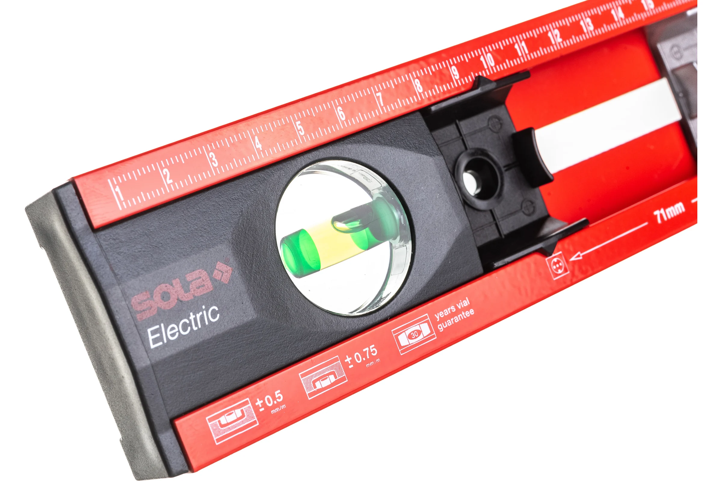 Разметочный уровень SOLA ELECTRIC 41см, 2 глазка 69057101