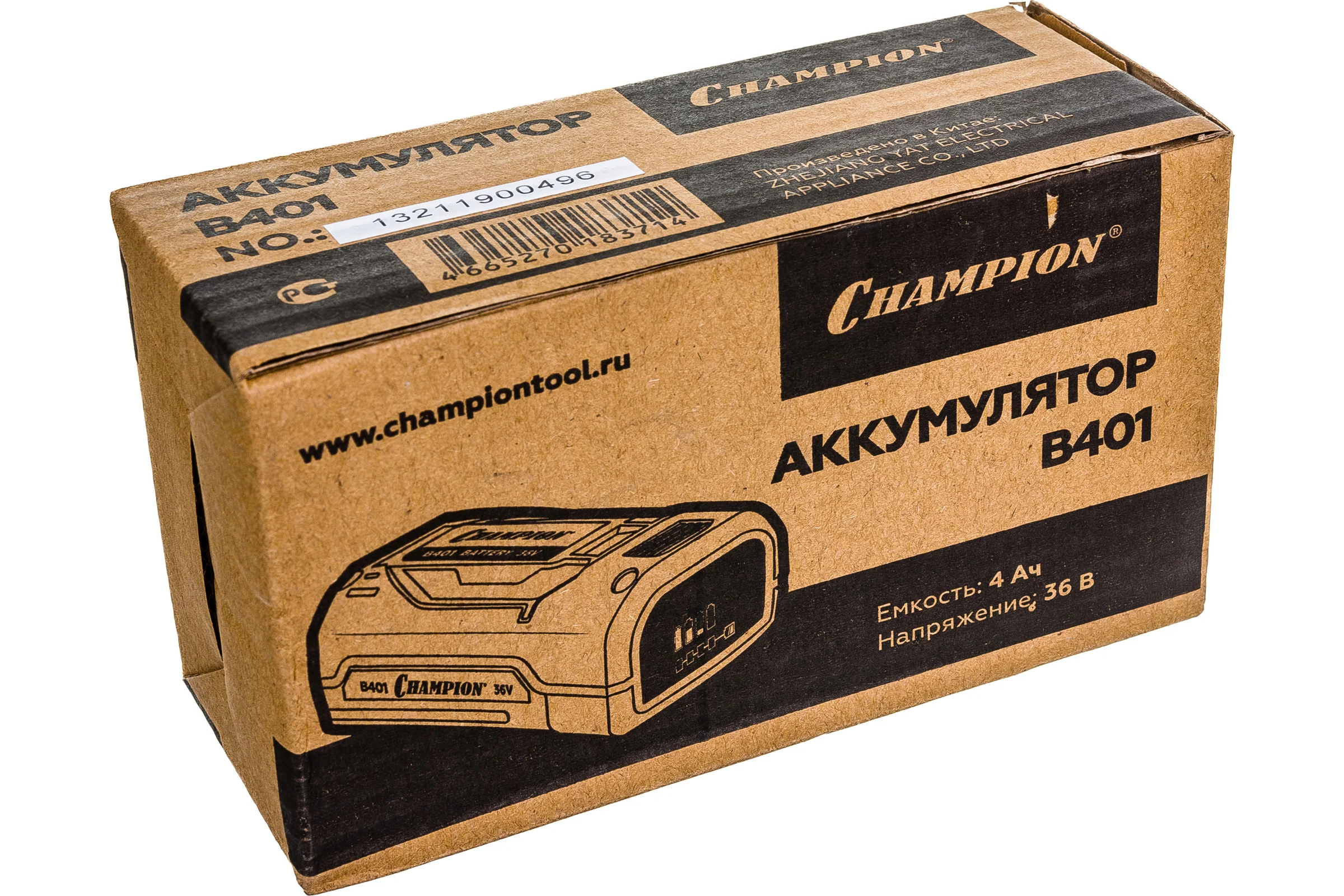 Аккумулятор (36 В, 4 Ач) CHAMPION B401