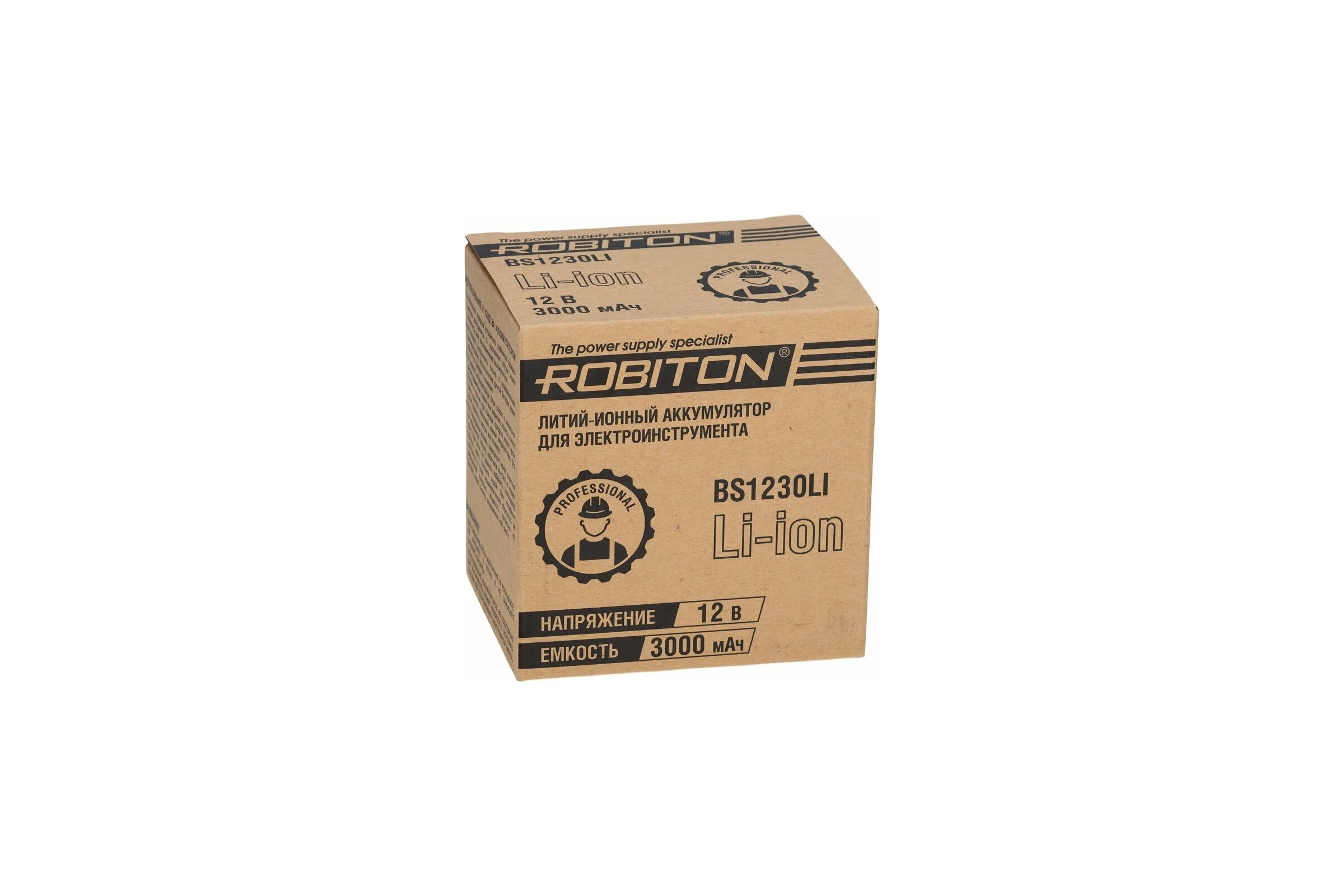 Аккумулятор BS1230LI (12 В, 3 Ач) для электроинструментов Bosch Robiton 16525