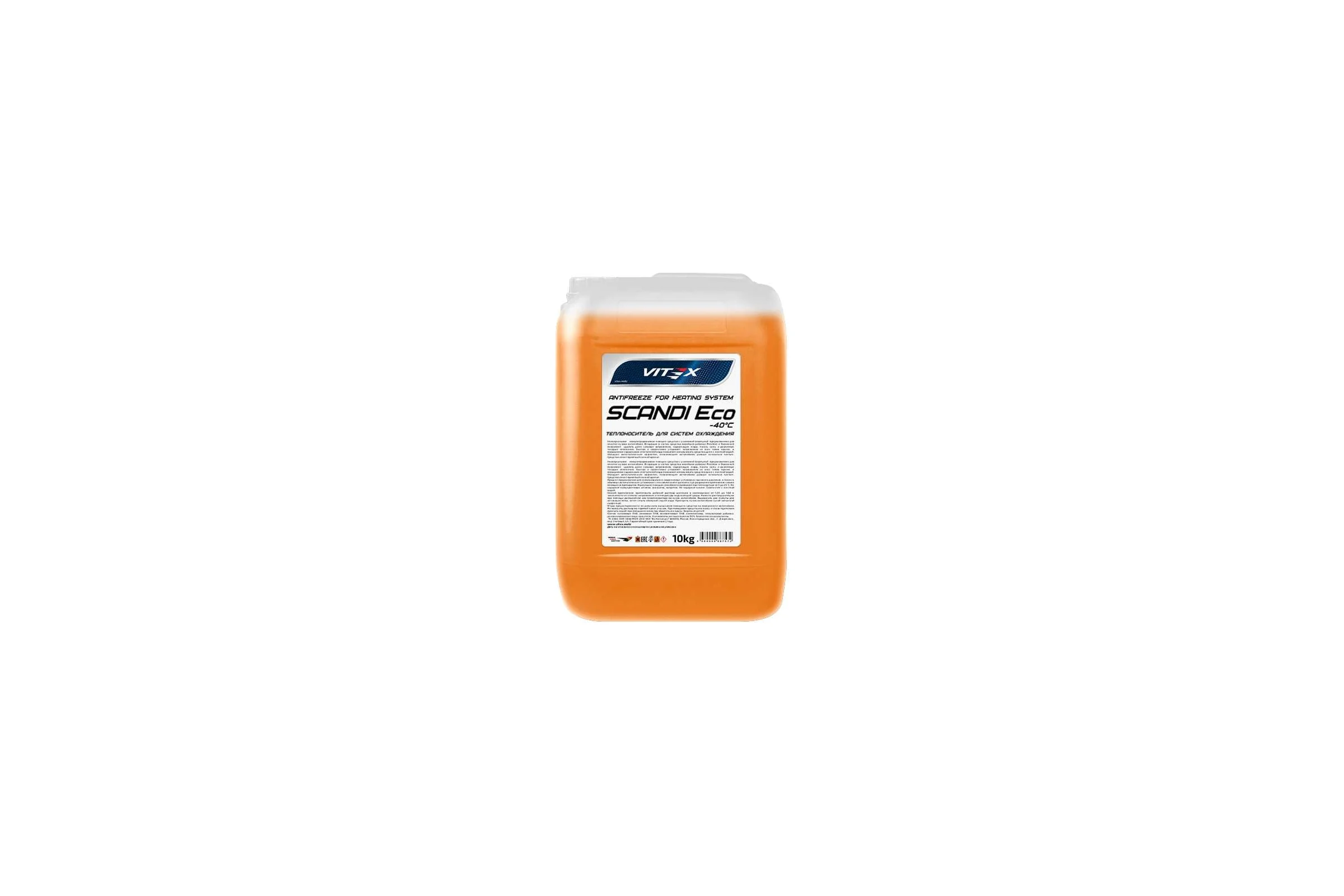Антифриз для системы отопления VITEX Scandi ECO -30С оранжевый 10 кг v117505