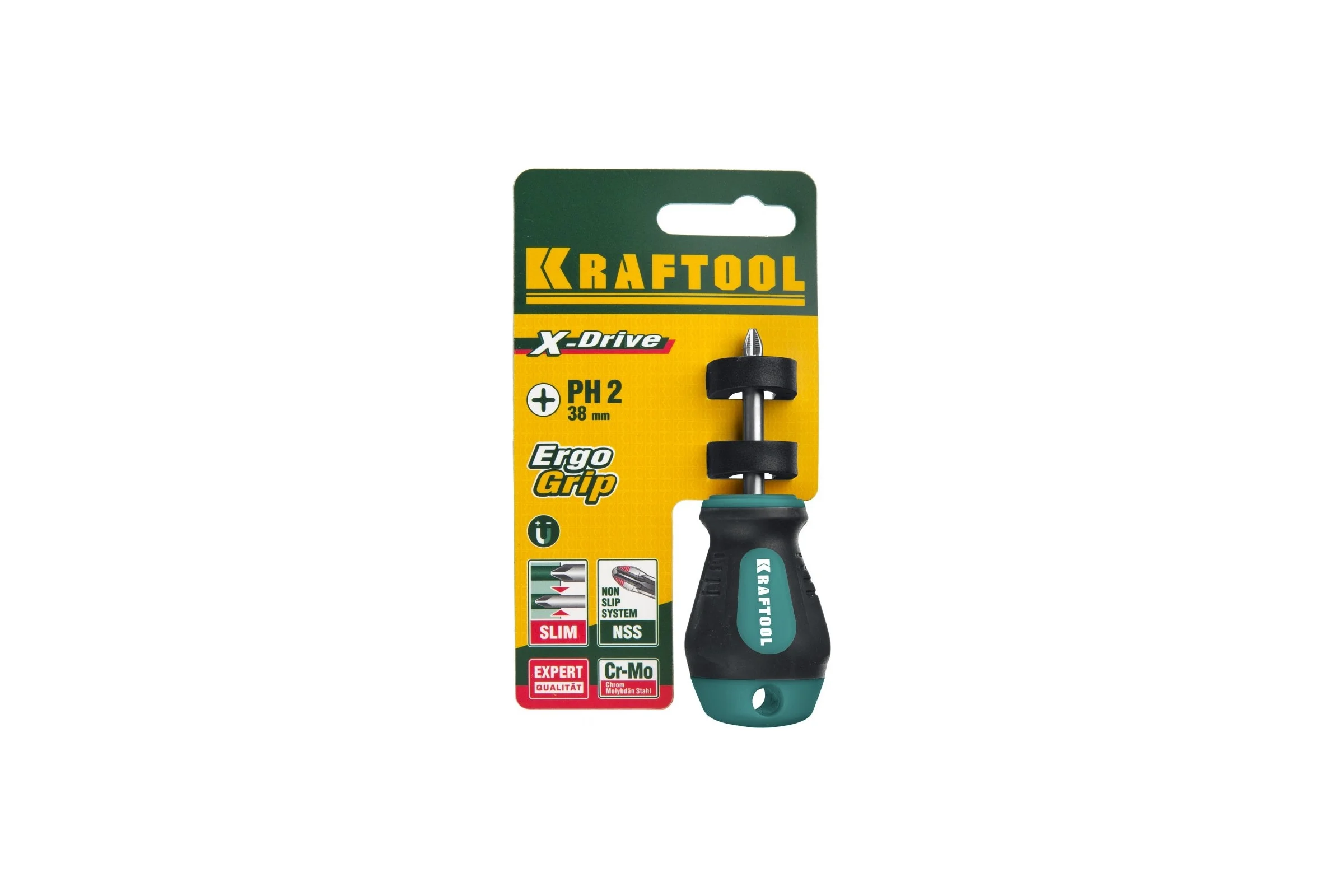 Отвертка KRAFTOOL Х-Drive PH2x38 250072-2-038