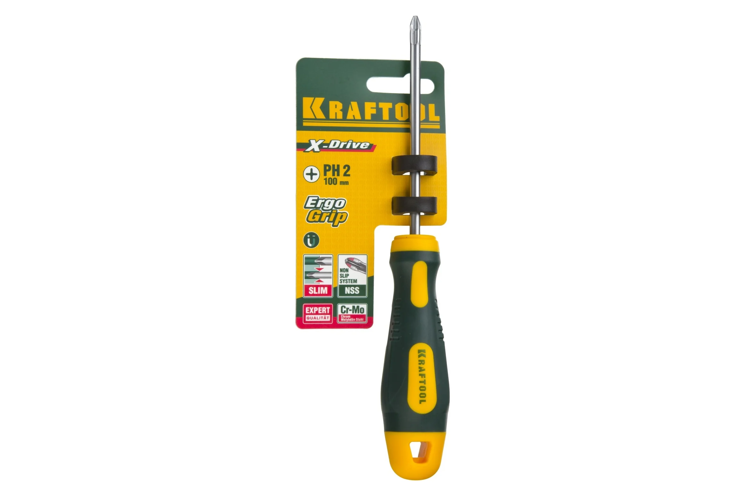 Отвертка KRAFTOOL Х-Drive PH2x100 250072-2-100