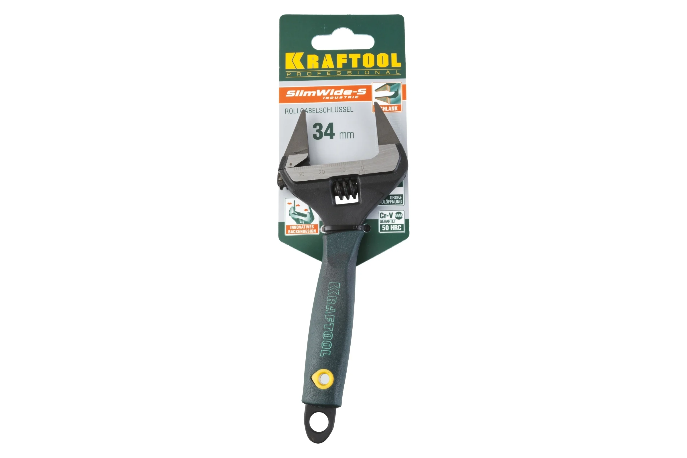 Разводной ключ KRAFTOOL SlimWide Ultra 150х34 мм 27263-15