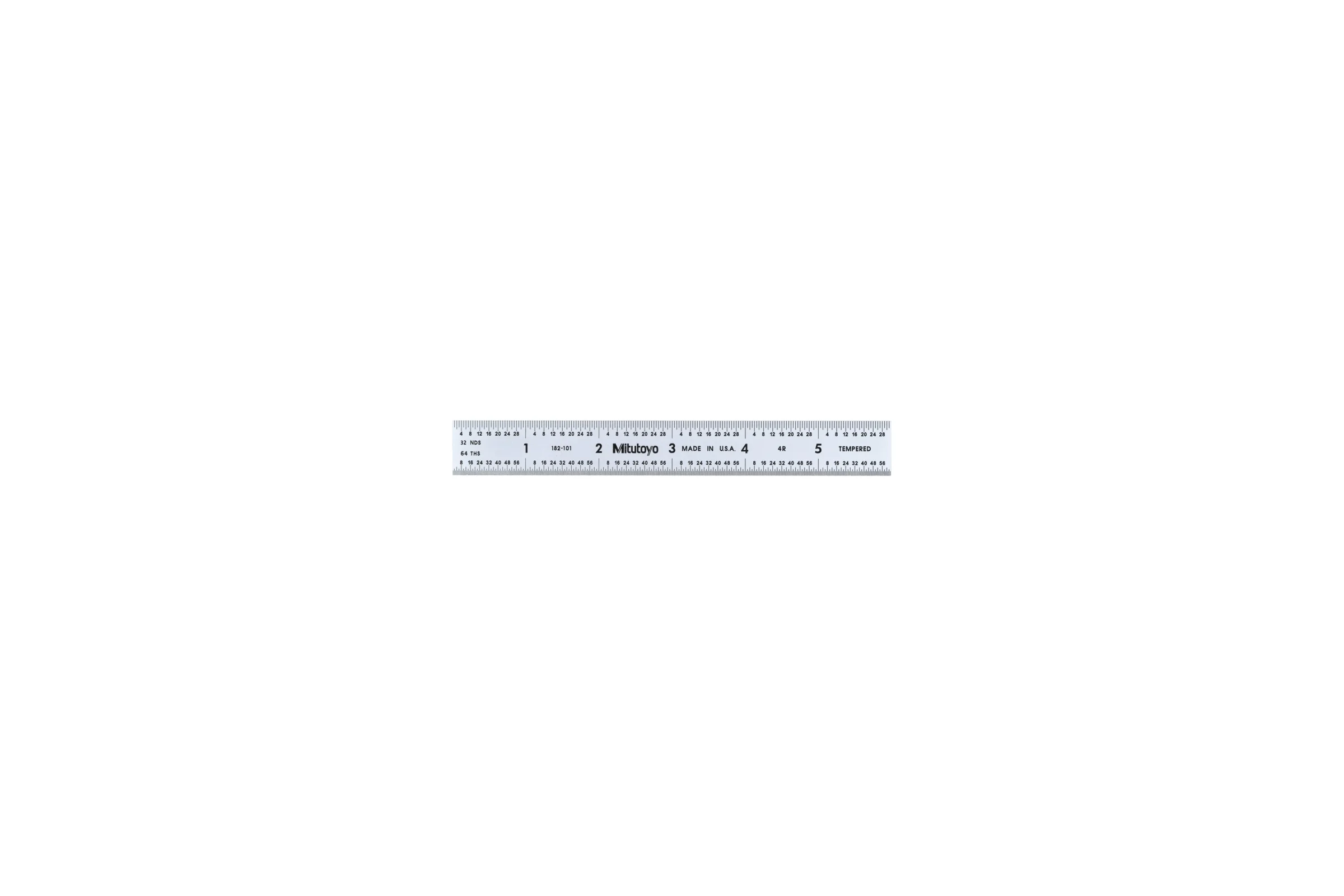 Дюймовая линейка MITUTOYO 6" х 0,75" 182-101