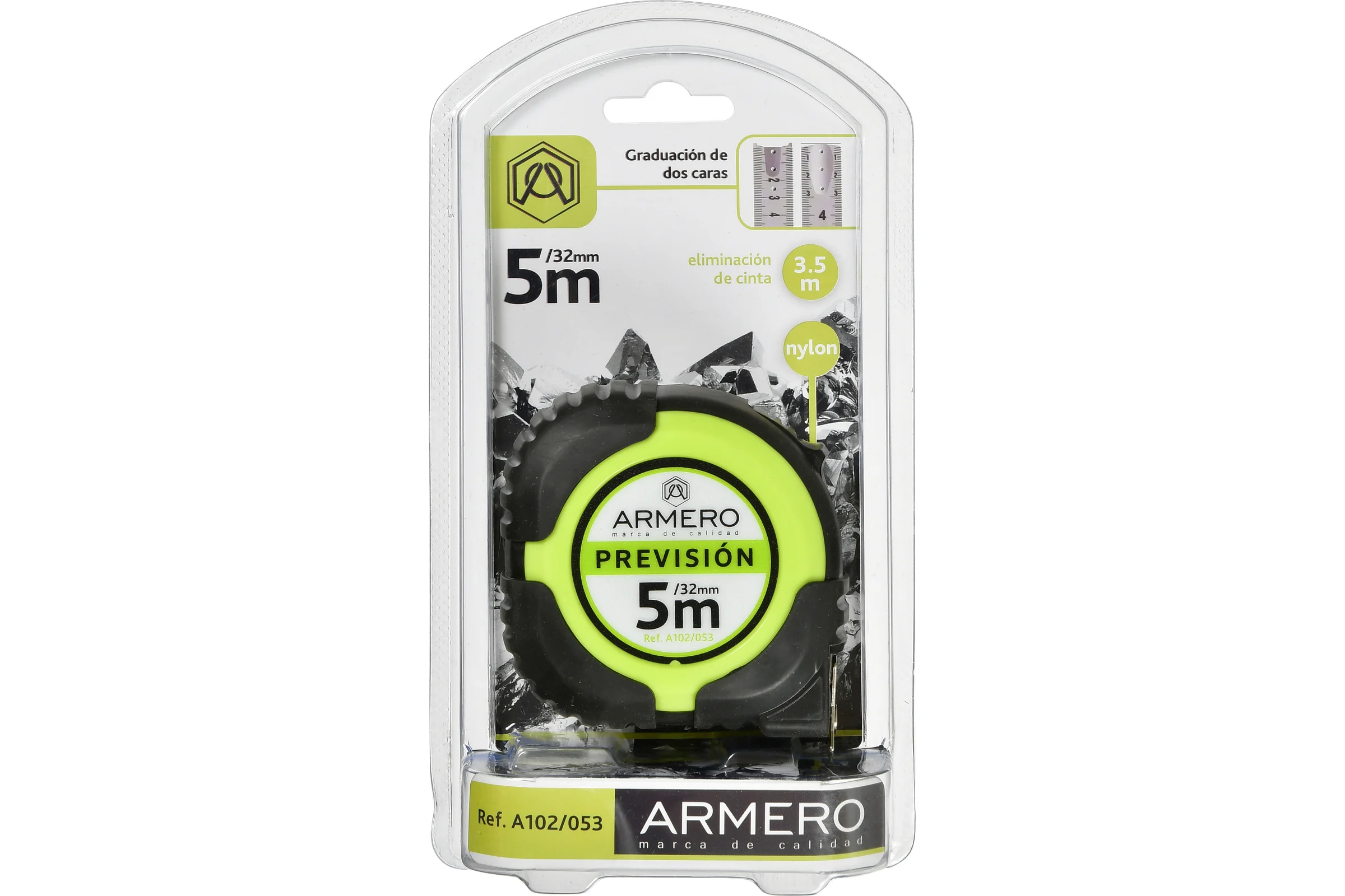 Рулетка ARMERO 5м/32мм, магнит, нейлон A102/053