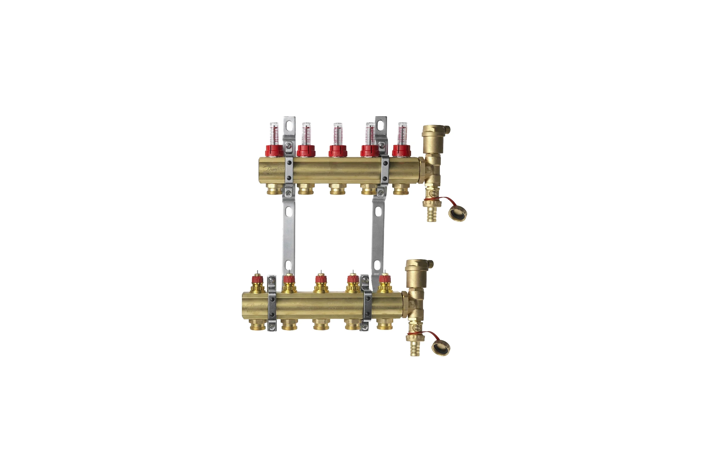 Комплект коллекторов Danfoss FHF-5F set 5 контуров 088U0725