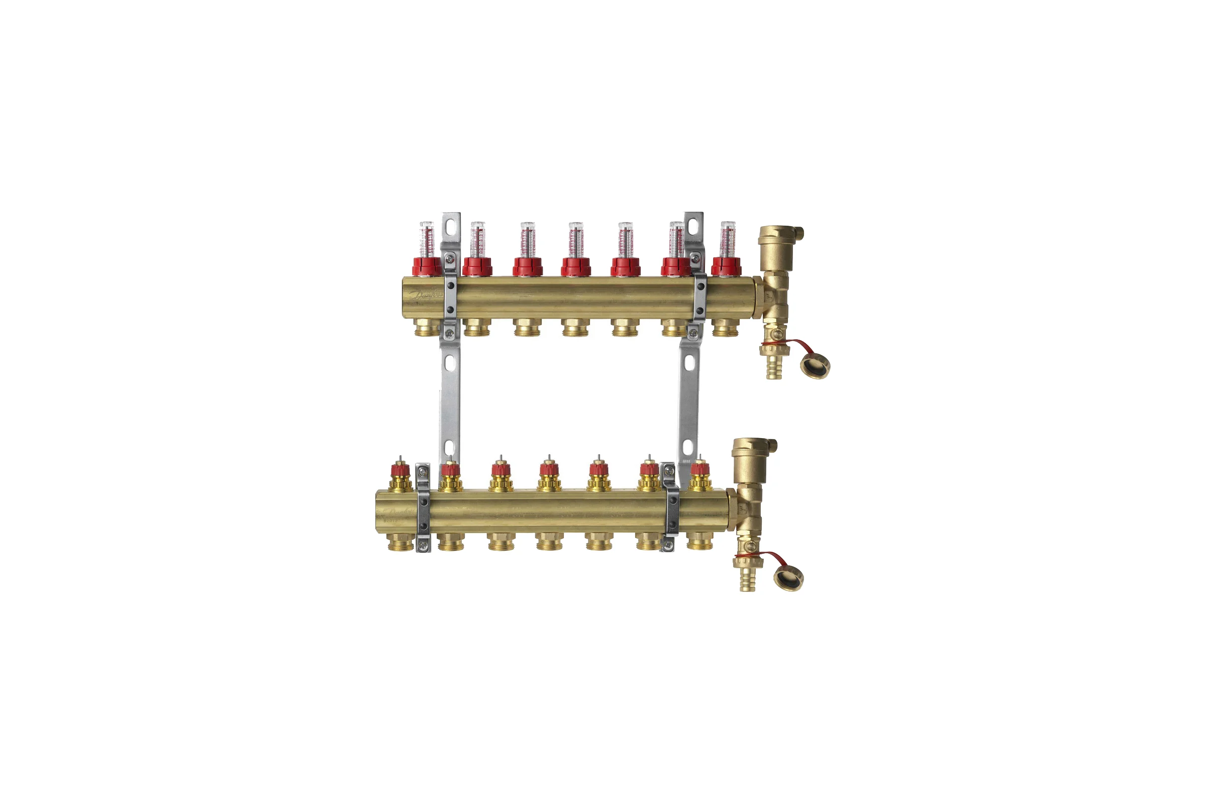 Комплект коллекторов Danfoss FHF-7F set 7 контуров 088U0727