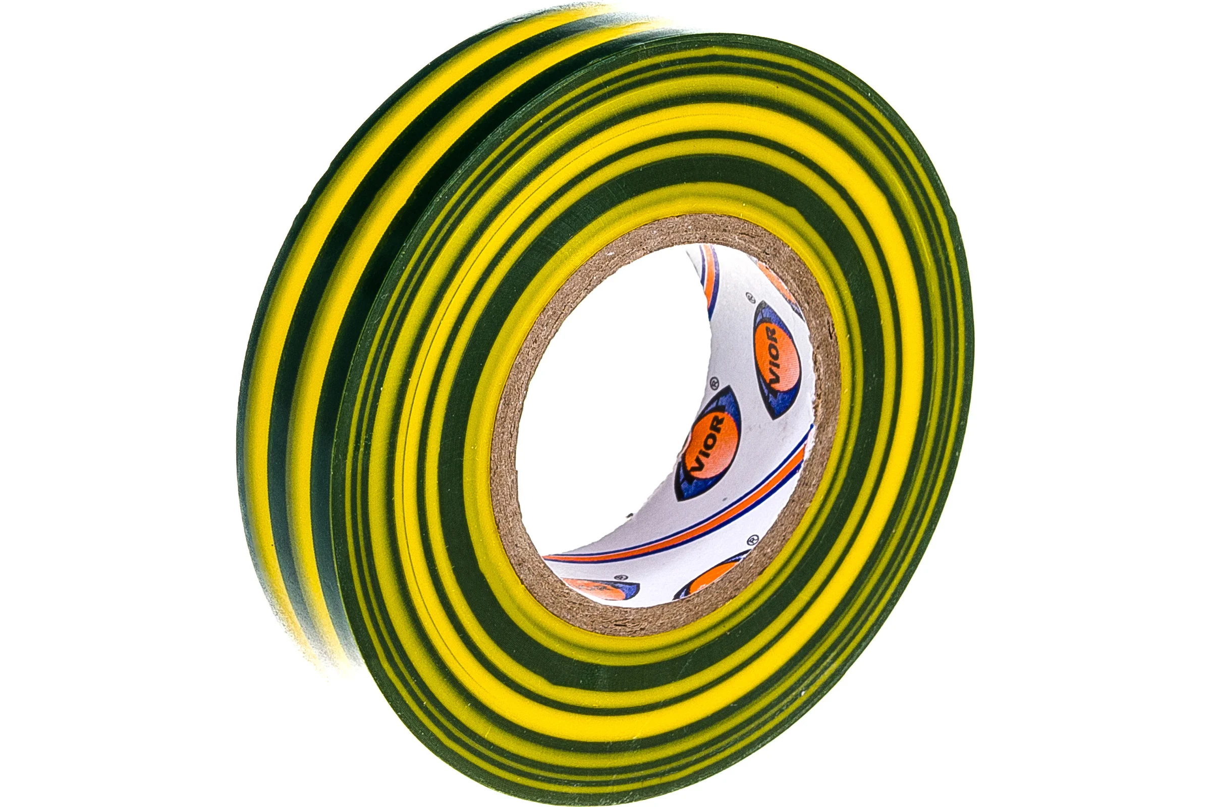 Изолента ПВХ Aviora 15 мм x 20 м желто-зеленая 305-059
