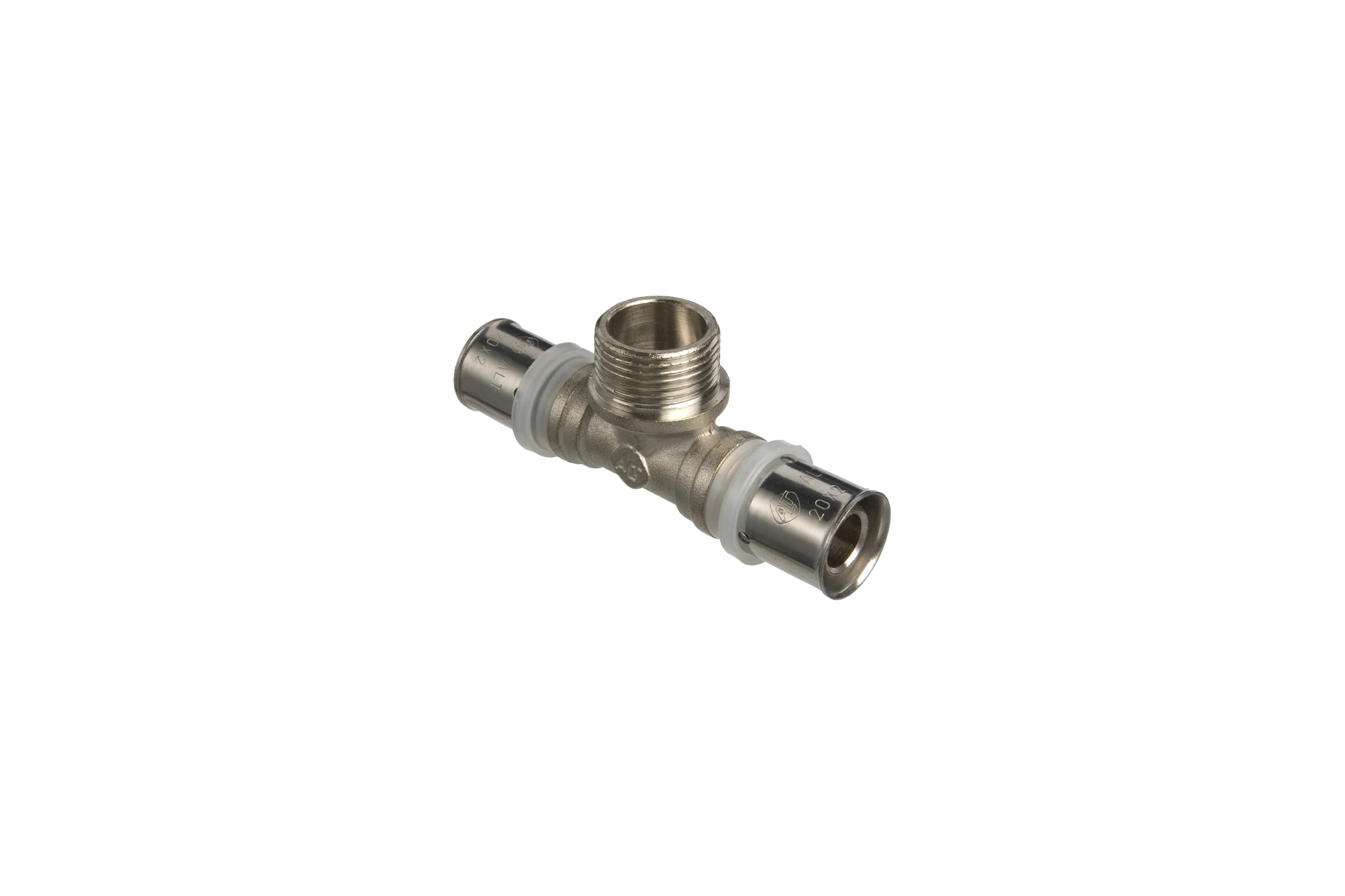 Переходной тройник ALTSTREAM (н.р.) 20x1/2"х20 пресс 004040503