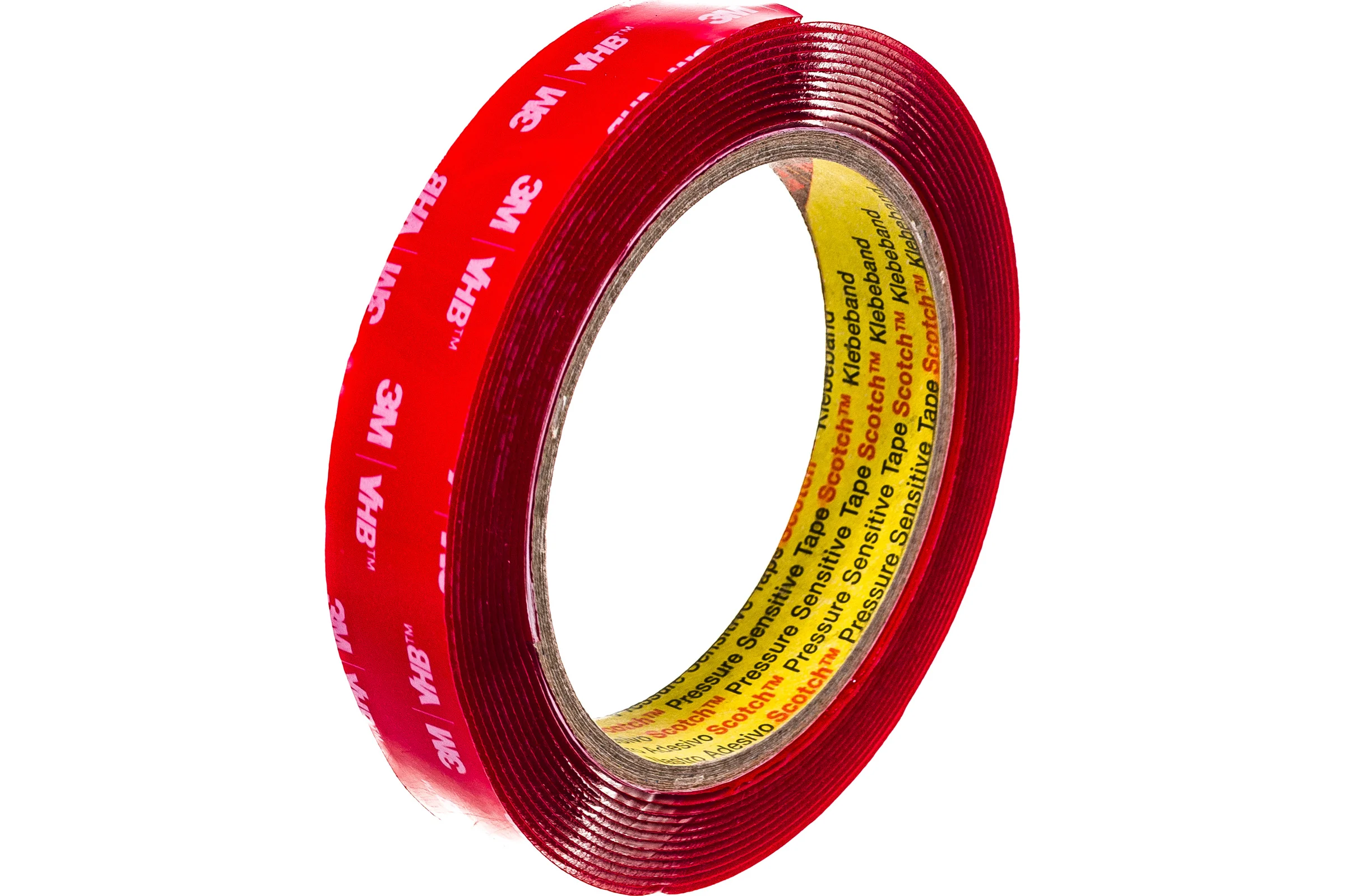 Монтажная двусторонняя лента 3M VHB 4910F прозрачная,19 мм x 3 м 7000072294