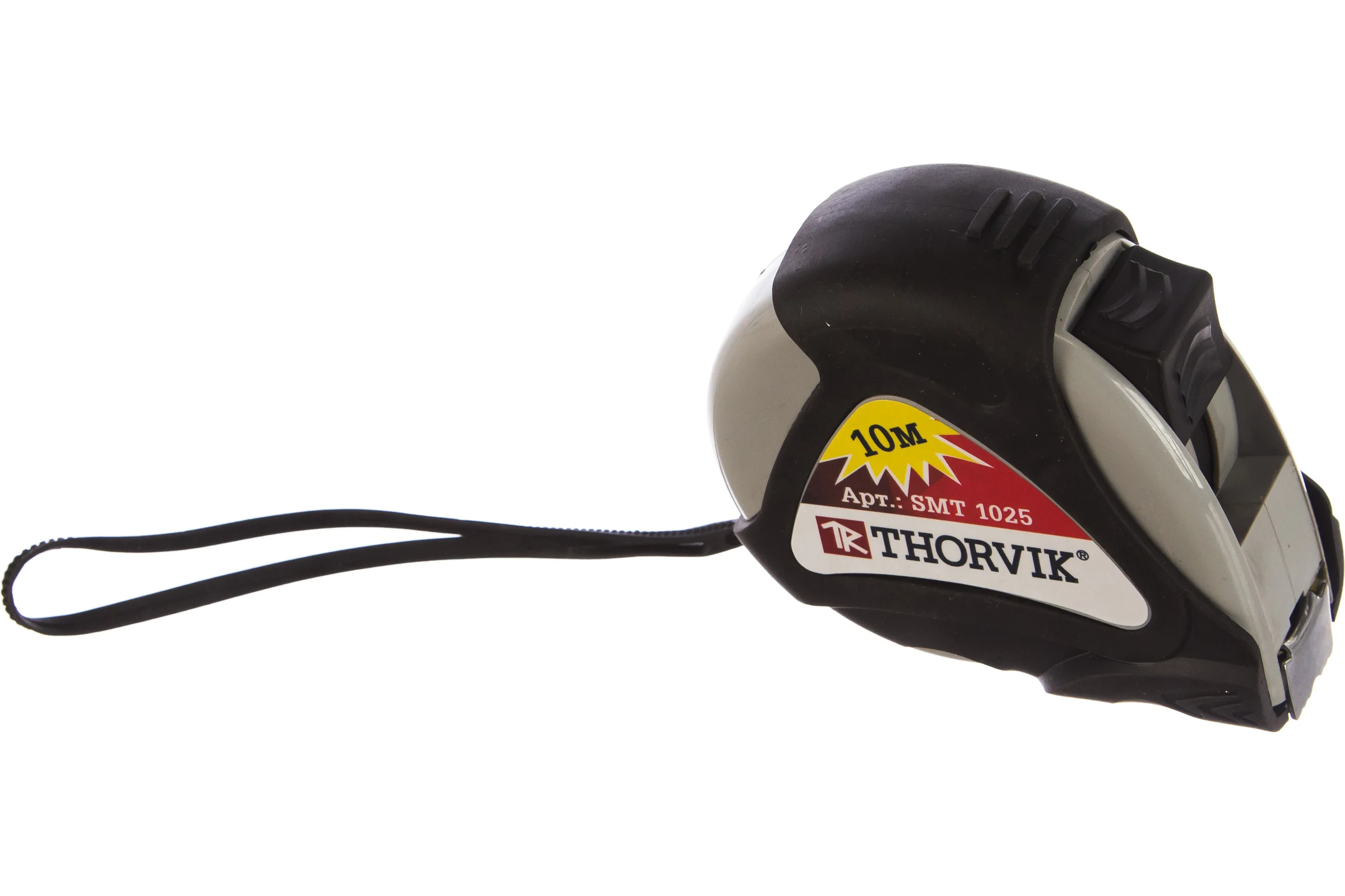 Рулетка Thorvik SMT1025 в обрезиненном корпусе, 10 м 52895