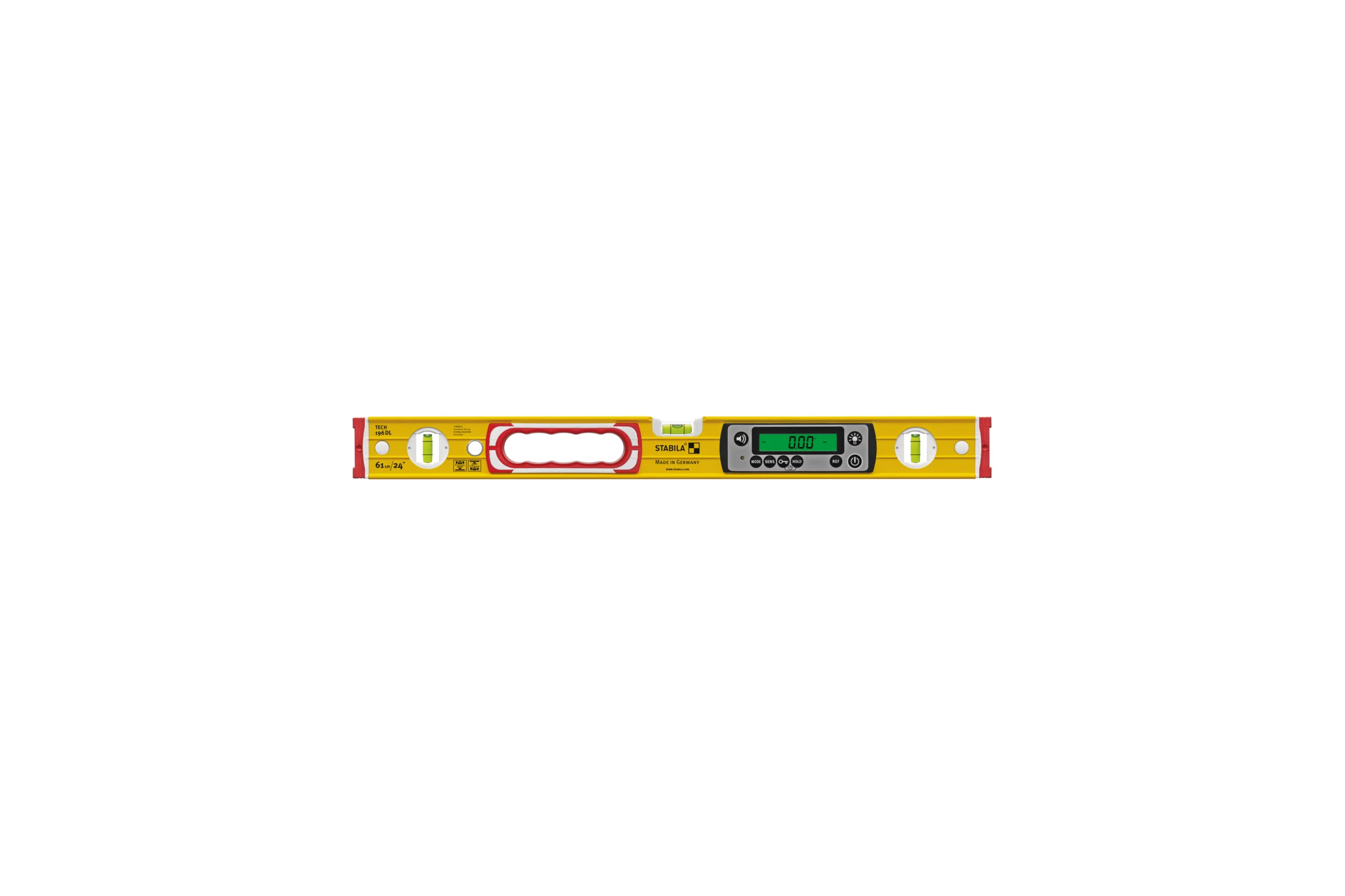 Уровень STABILA tech 196 dl, 61см (ip 67, 2верт.,1гориз., 2 жк диспл., точн. 0,5 мм/м) , шт 19829